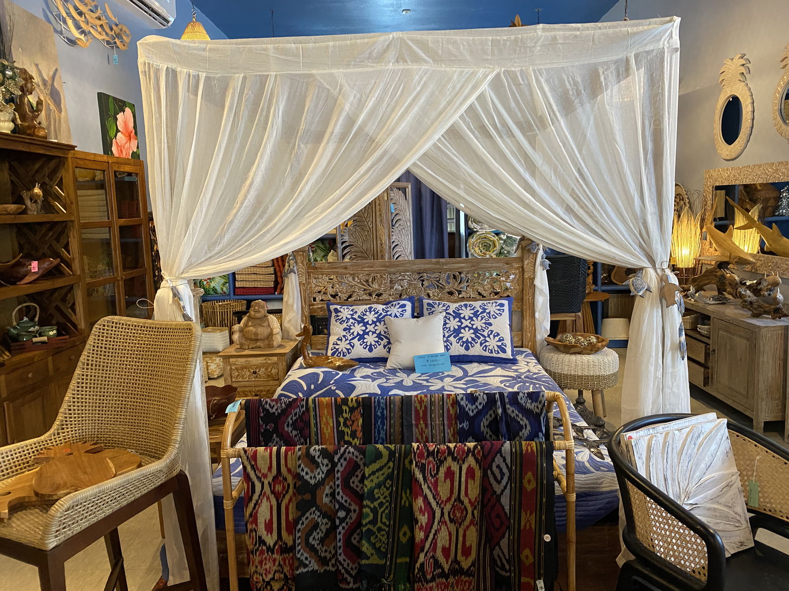 Bed, benches and other items are available at Monika's Treasures.