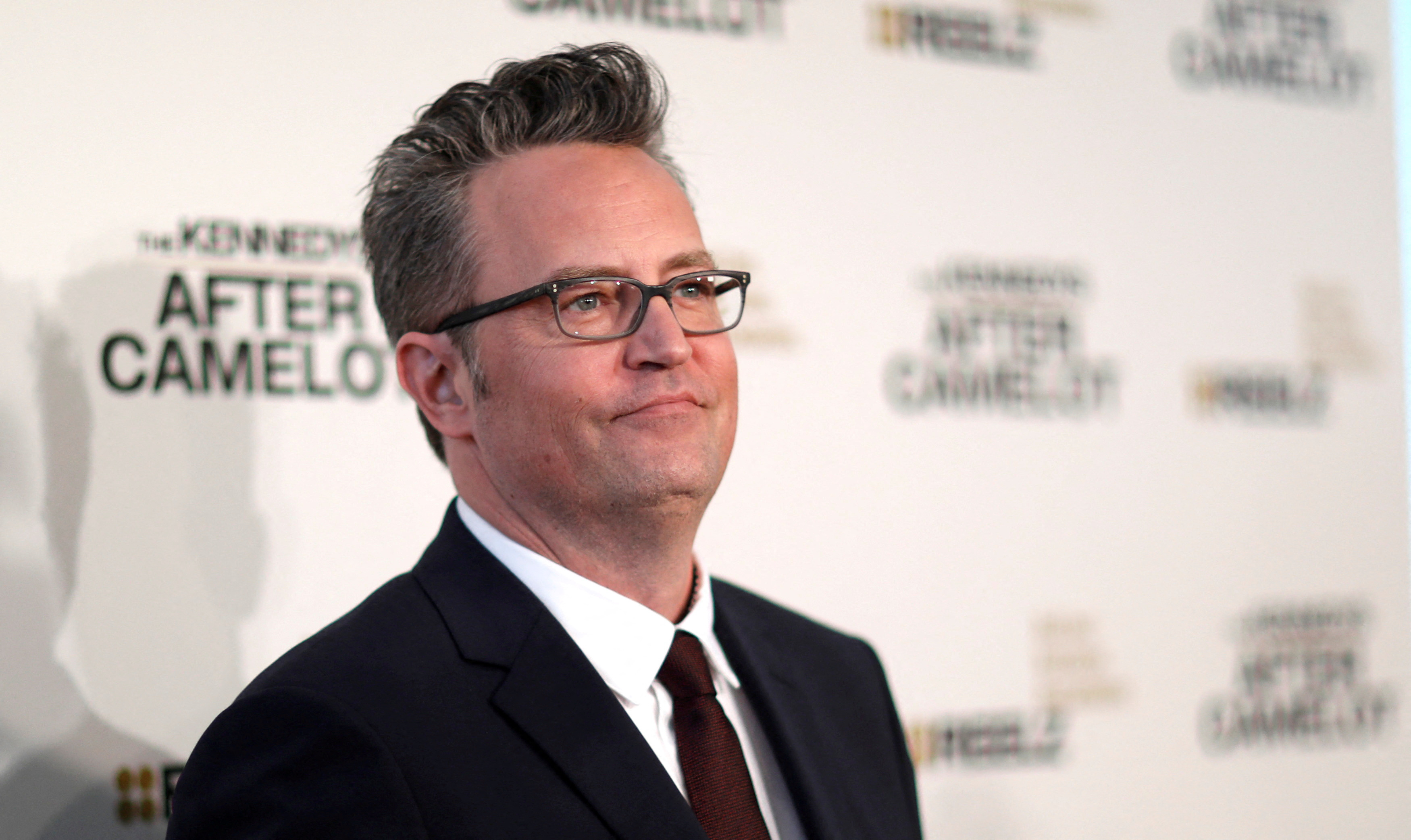 Cast member Matthew Perry poses at the premiere of the television series "The Kennedys After Camelot" at The Paley Center for Media in Beverly Hills, California U.S., March 15, 2017. 