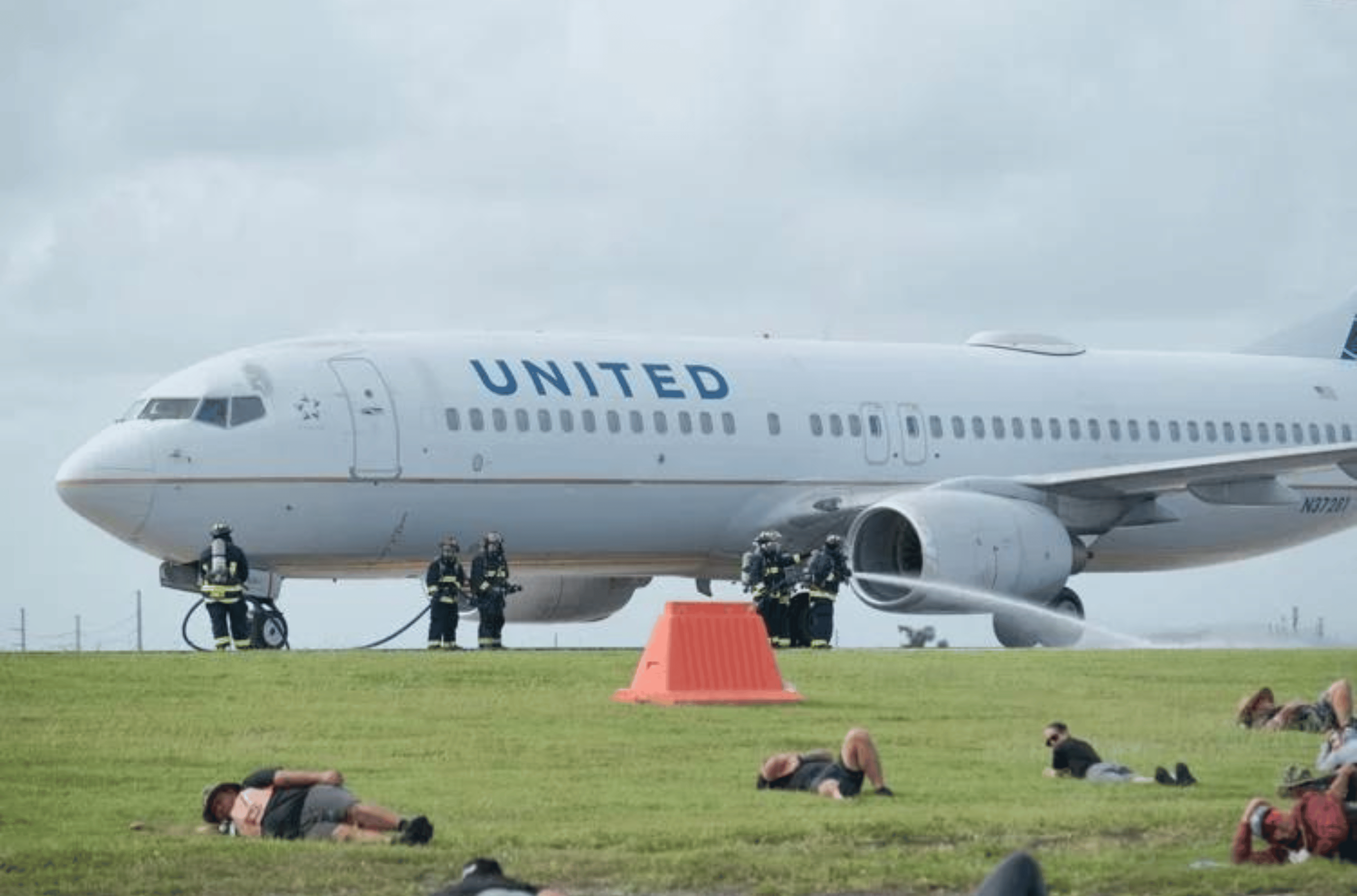 Guam International Airport Authority firefighters respond during GIAA's Triennial Full-Scale Disaster Exercise in Tamuning on Wednesday, Nov. 15, 2023.  