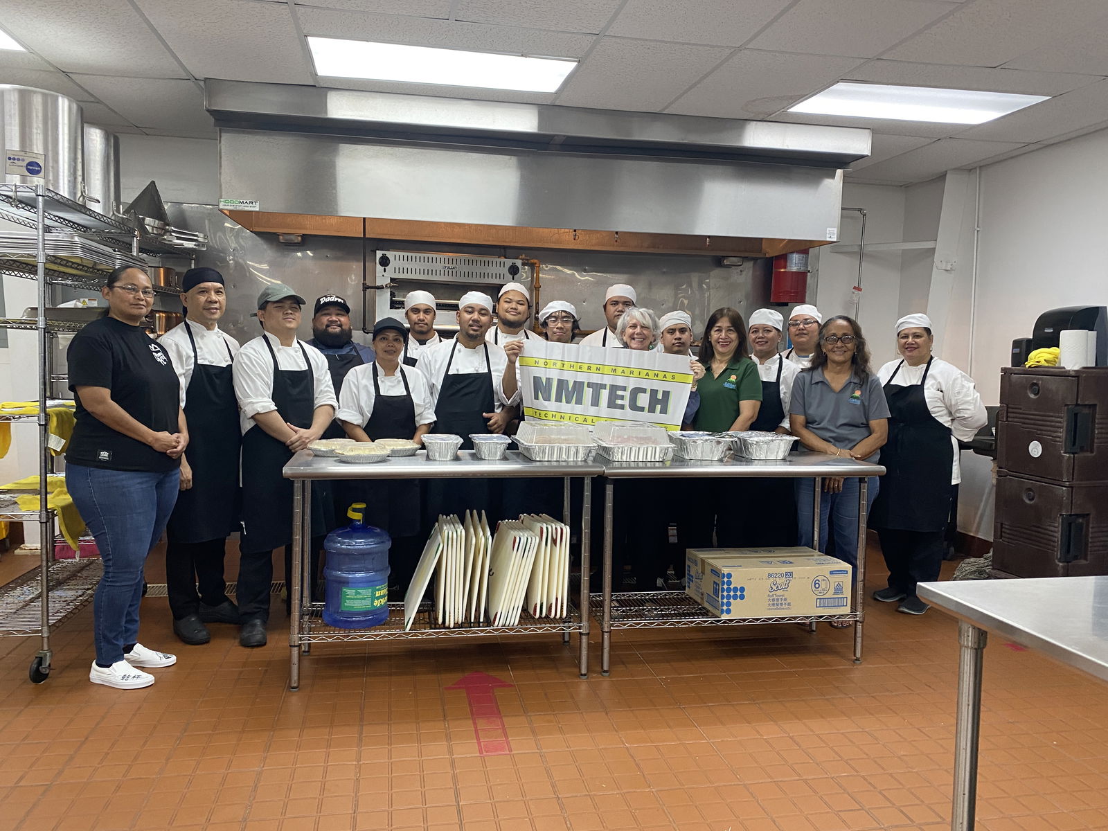 The Culinary Arts students at NMTech donated their time and effort to produce a thanksgiving meal for the clients at Guma Esperansa.