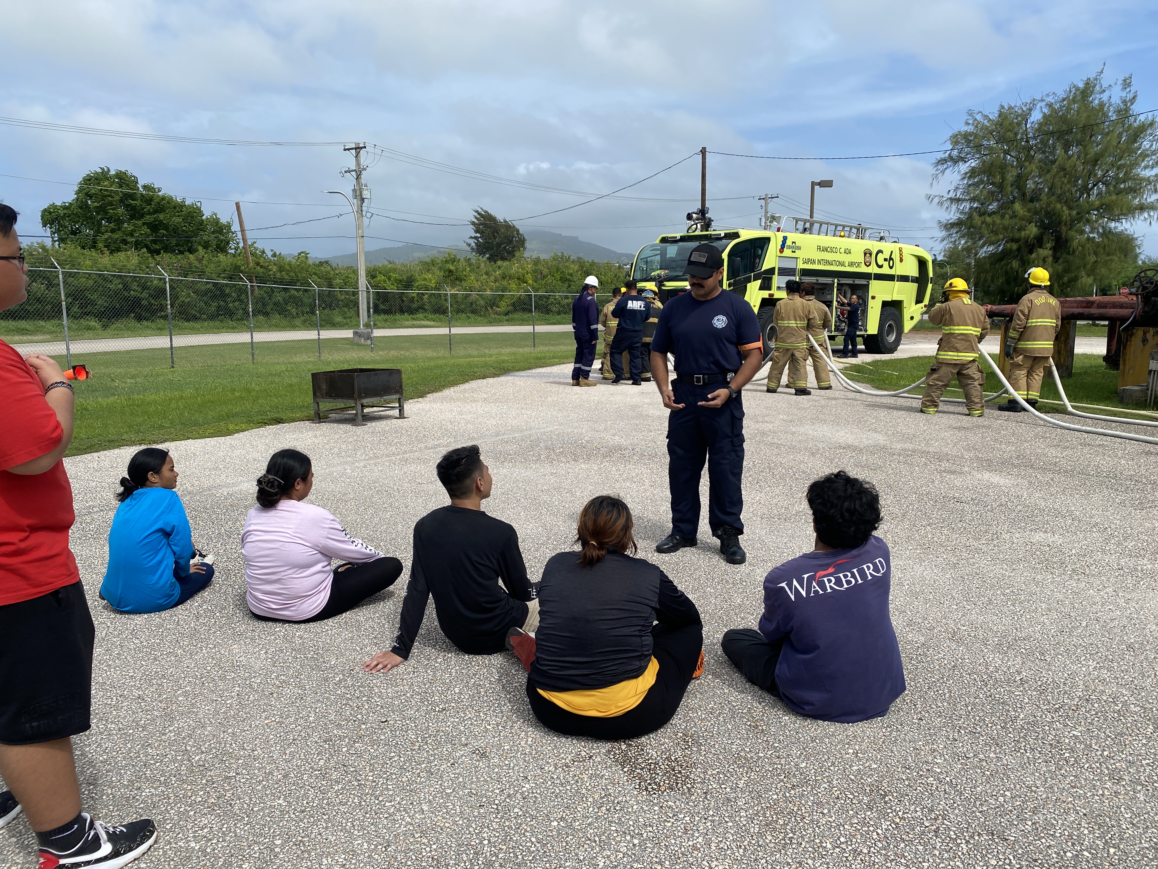Among those who conducted the training was Firefighter II Edward Dela Cruz.