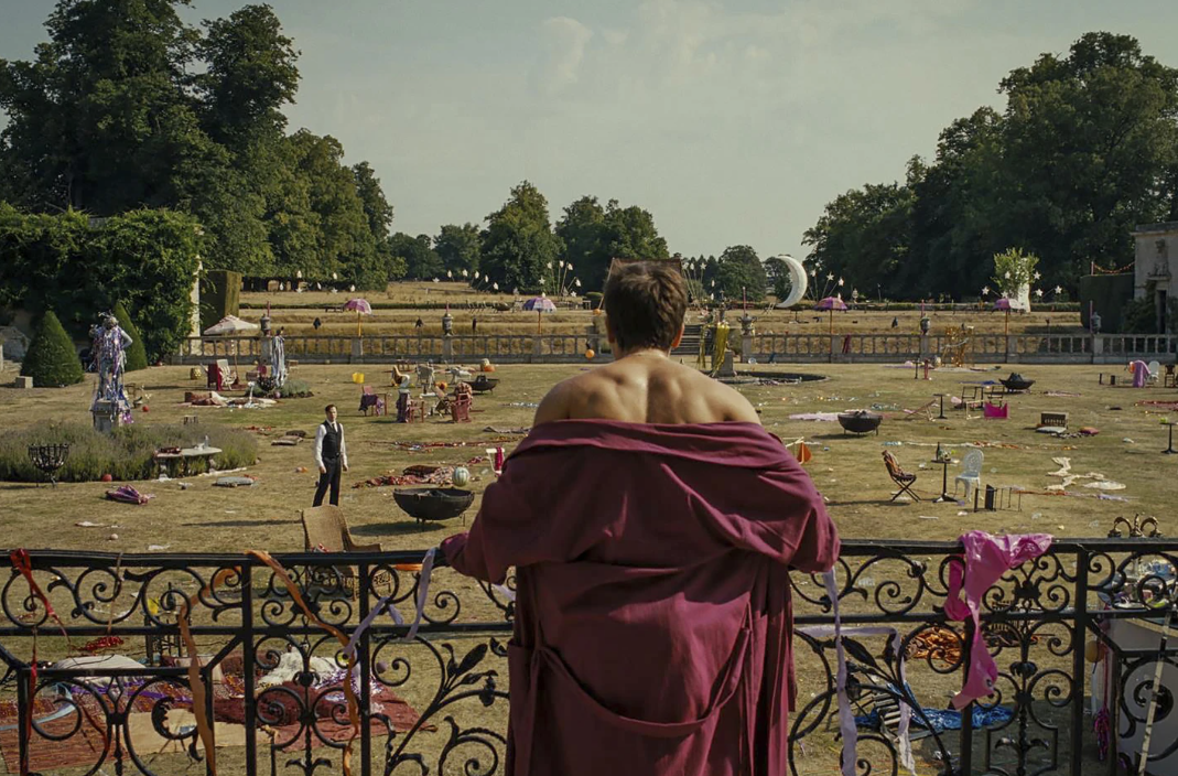 This image released by Amazon Prime Video shows a scene from Saltburn.
