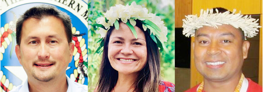 From left, Edwin Propst, Kimberlyn King-Hinds and John Oliver Bolis Gonzales.