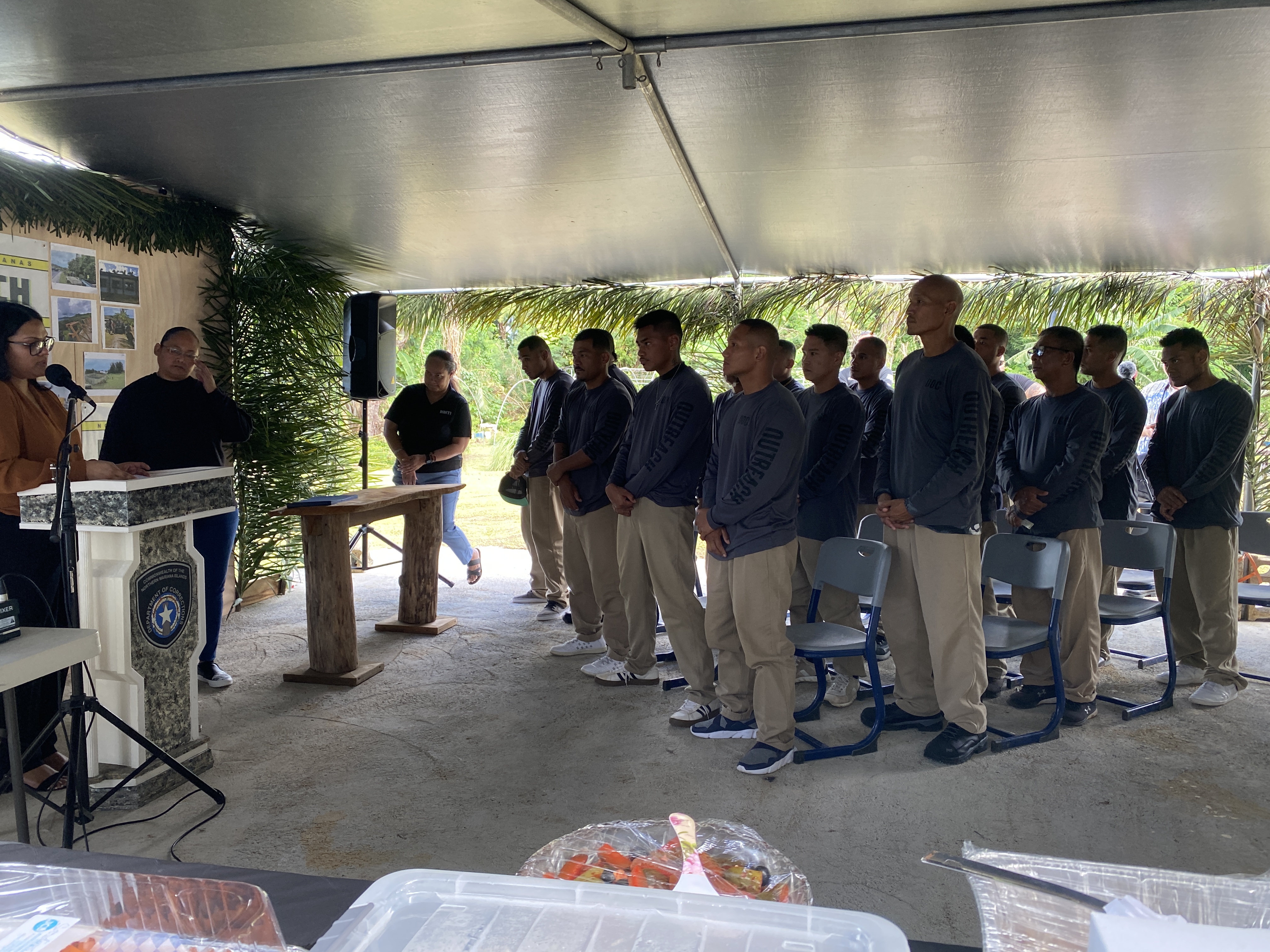 Ten members of the Department of Corrections outreach program on Thursday received their National Center for Construction Educations and Research certificates from the Northern Marianas Technical Institute after completing the electrical-level 2 course. 