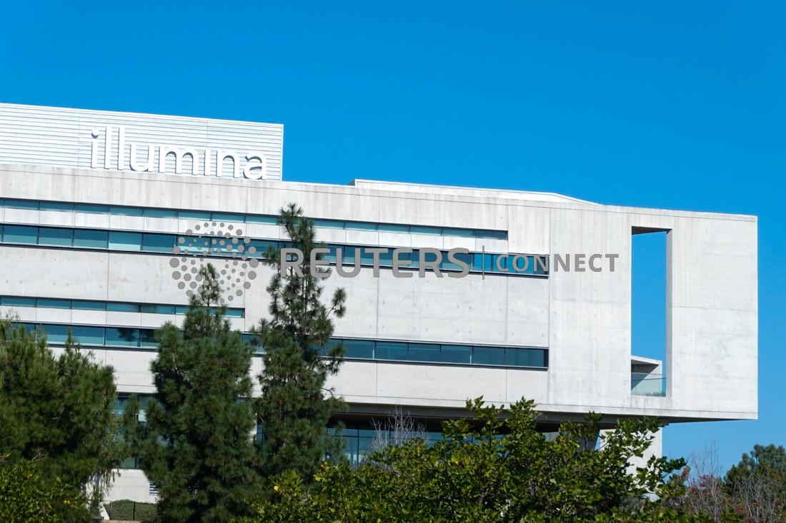 An Illumina office building is shown in San Diego, California, U.S.,October 20, 2023. 