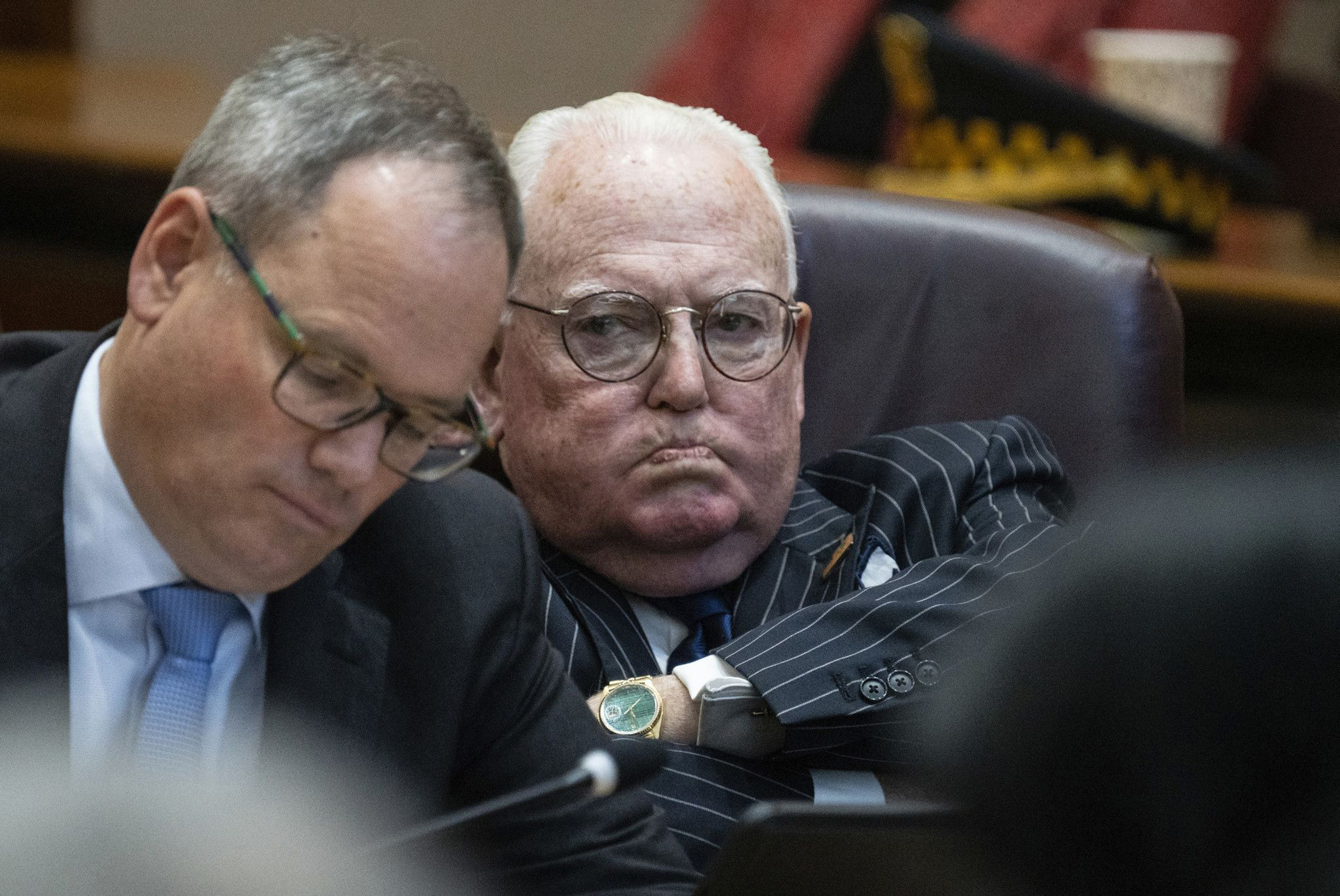 Former Chicago Alderman Ed Burke pictured on Nov. 7, 2022. (E. Jason Wambsgans/Chicago Tribune/TNS)
