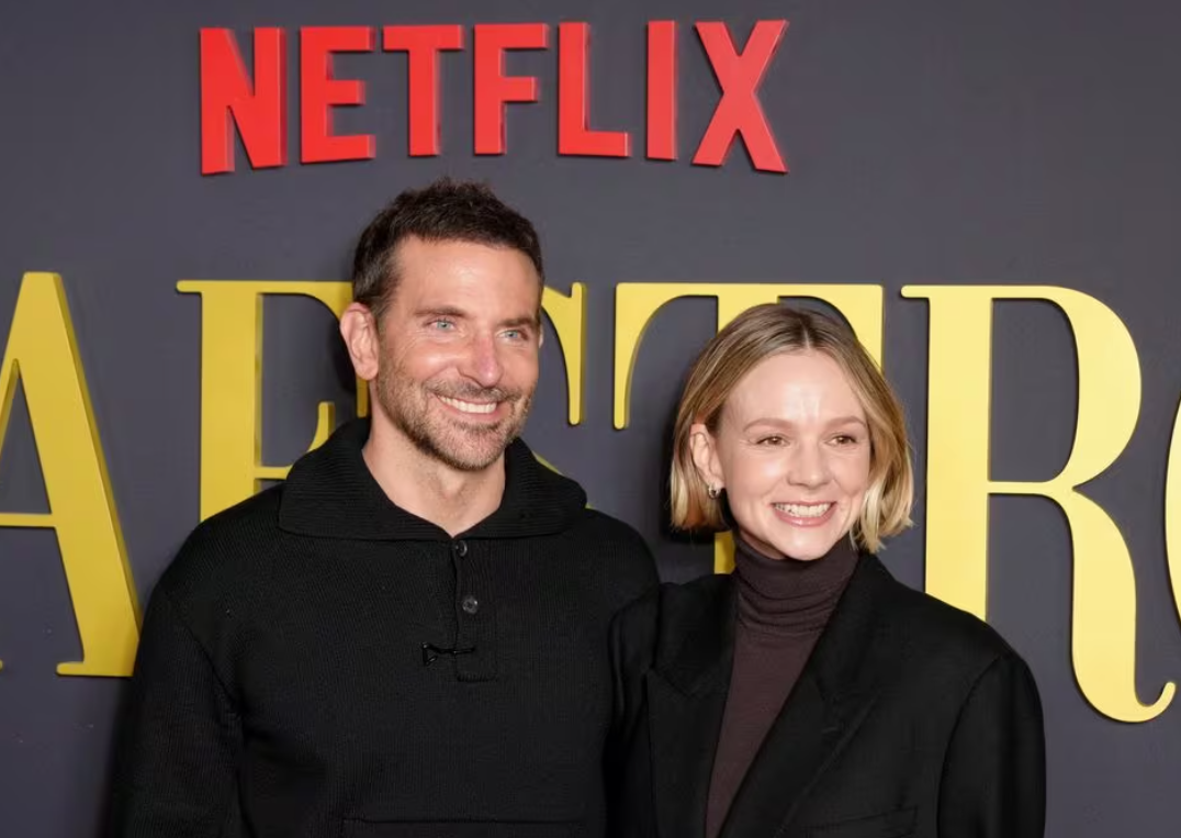 Bradley Cooper and Carey Mulligan attend the premiere of the film “Maestro” in London, Britain, Dec. 1, 2023.