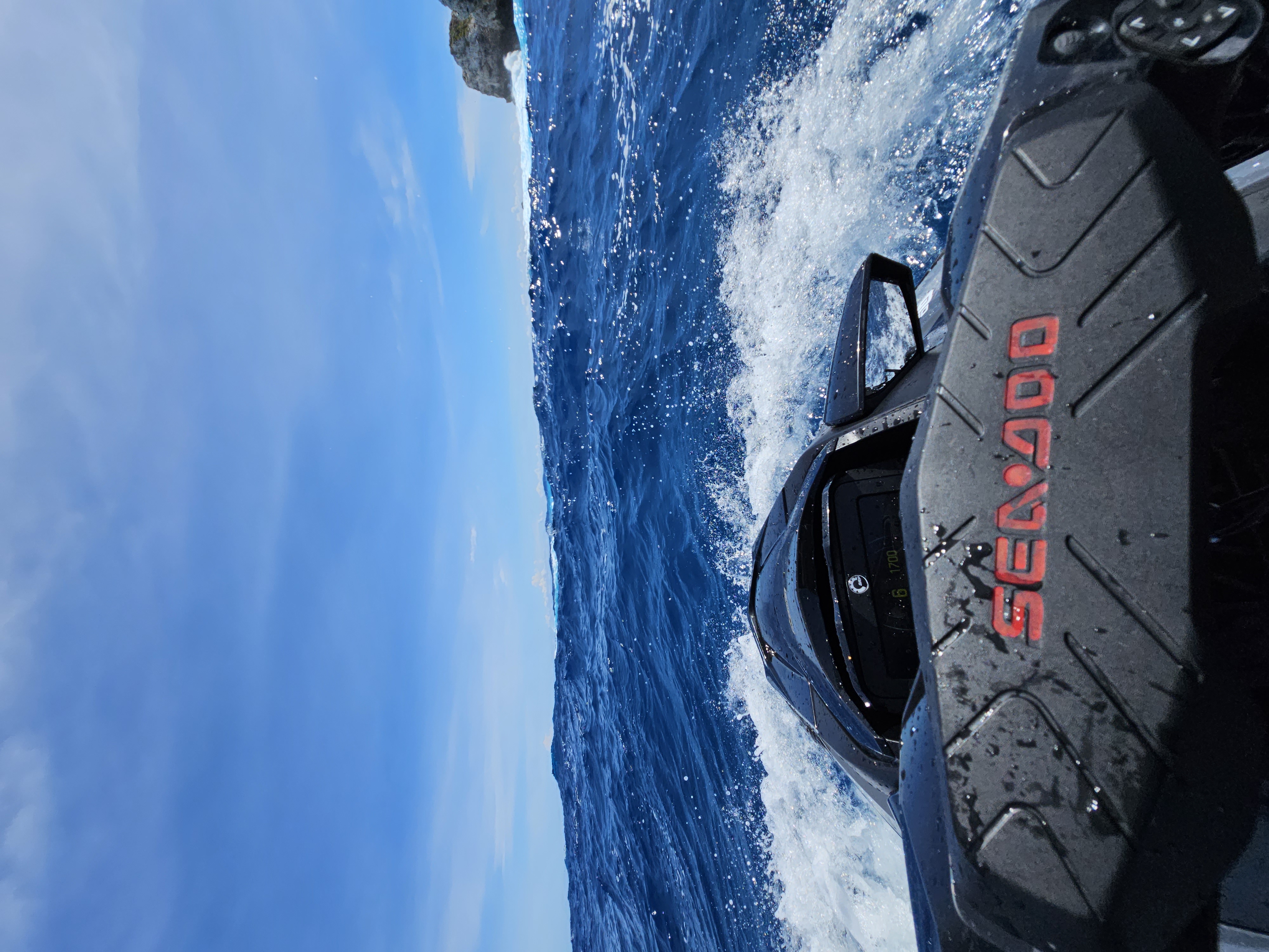 As part of his preparation for his travels to Rota and FDM, Vlad Melnik tested his jet ski’s seaworthiness by conducting sea trials around Saipan and Tinian.