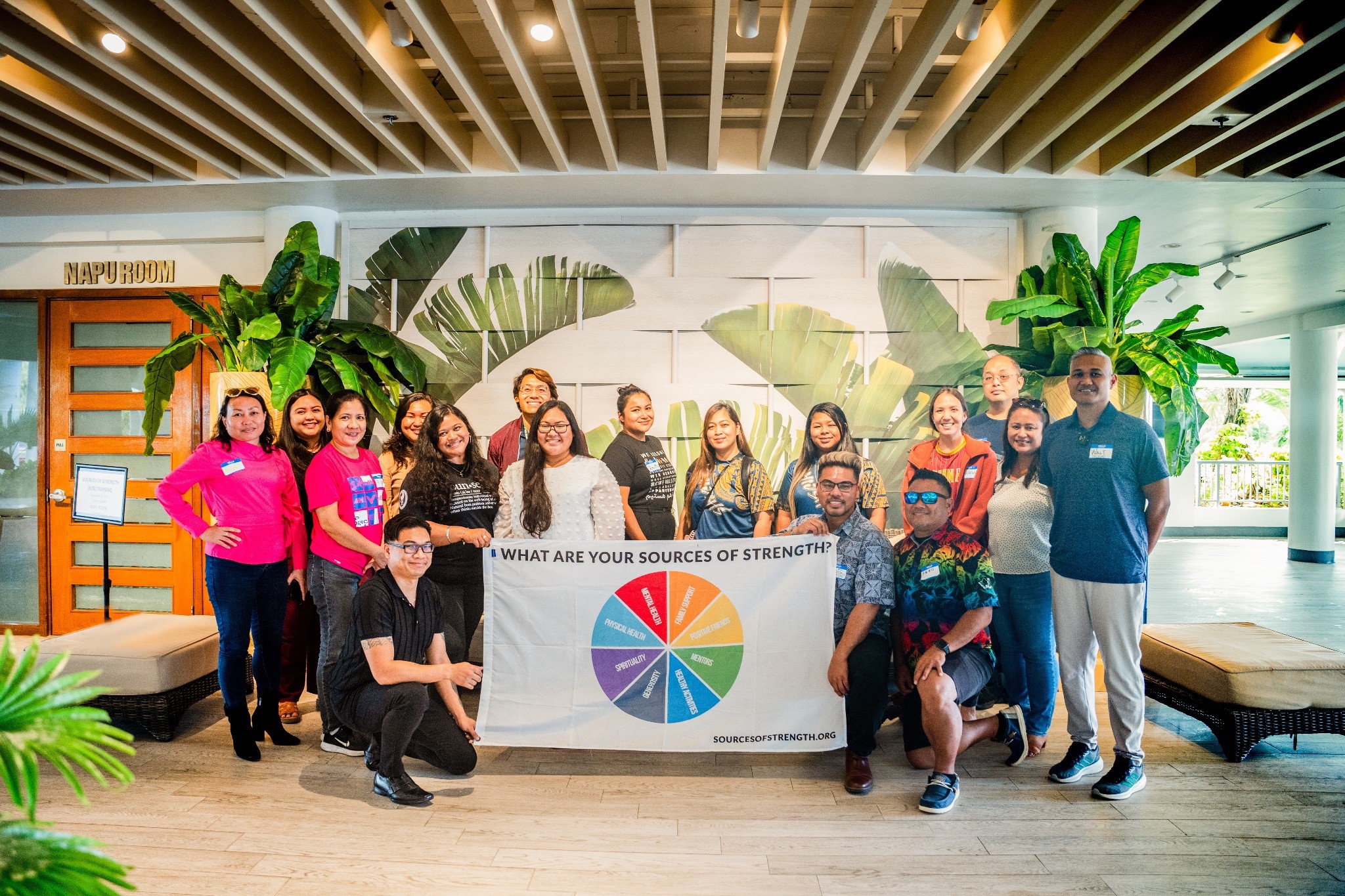 PSS Mental Health convened its Sources of Strength adult advisors across Saipan, Tinian, and Rota on Nov. 20, 2023.