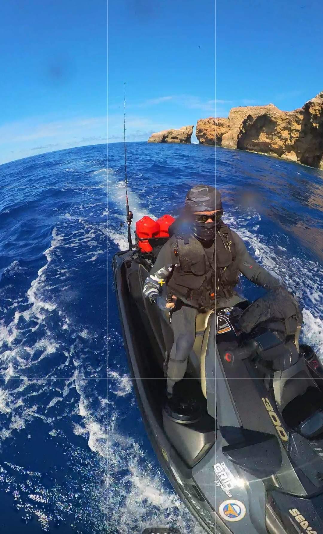 Vlad Melnik said he ran a steady pace for his travel, going mostly between 28-35 knots or 32-40 miles per hour. 