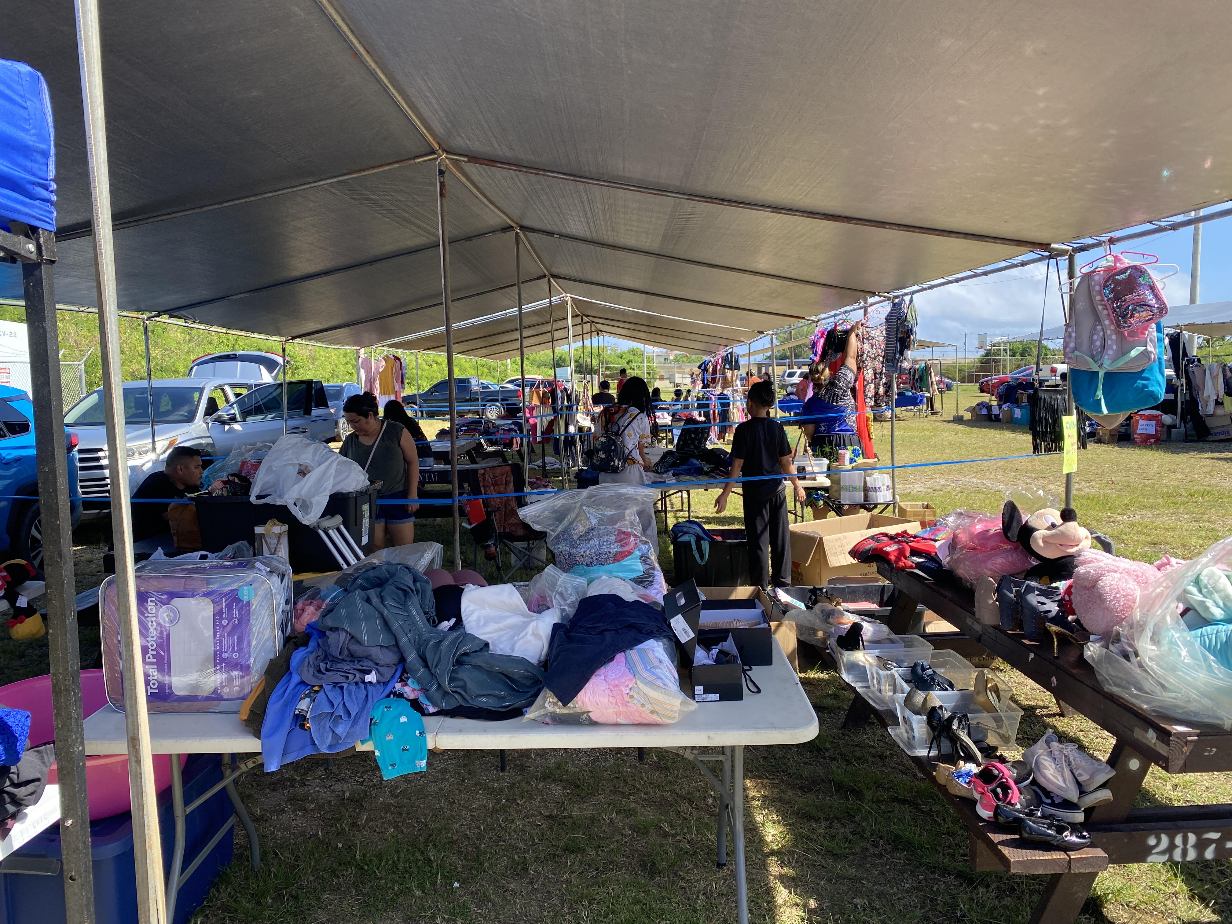 The swapmeet portion of the event offered gently used items at very affordable prices.