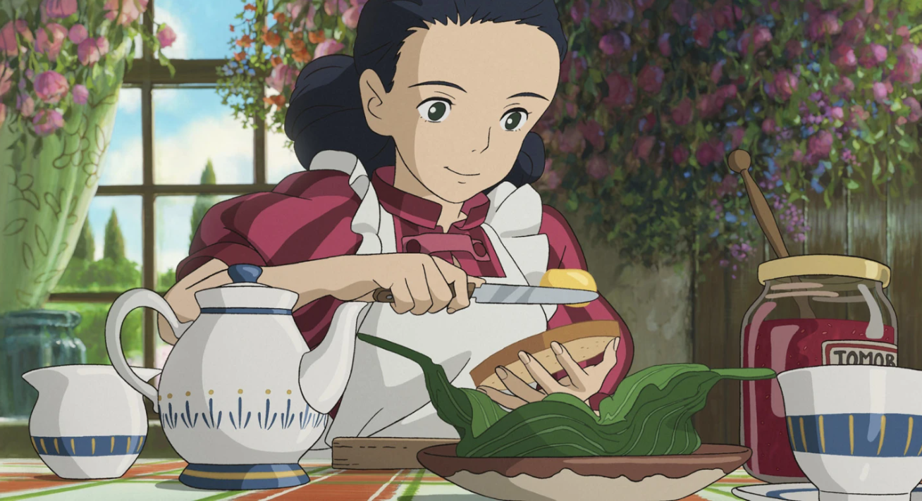 Himi, voiced by Karen Fukuhara in English and AIMYON in Japanese, in a scene from Hayao Miyazaki’s “The Boy and the Heron.”