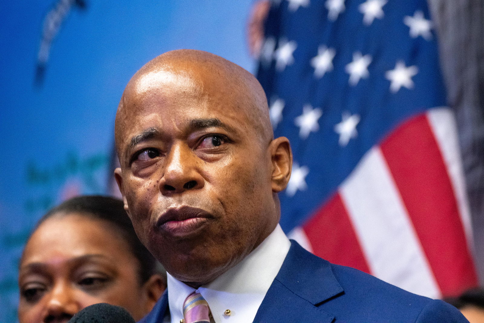New York City Mayor Eric Adams pictured on Wednesday, Dec. 15, 2021 in the Queens borough of New York City. (David Dee Delgado/Getty Images/TNS)
