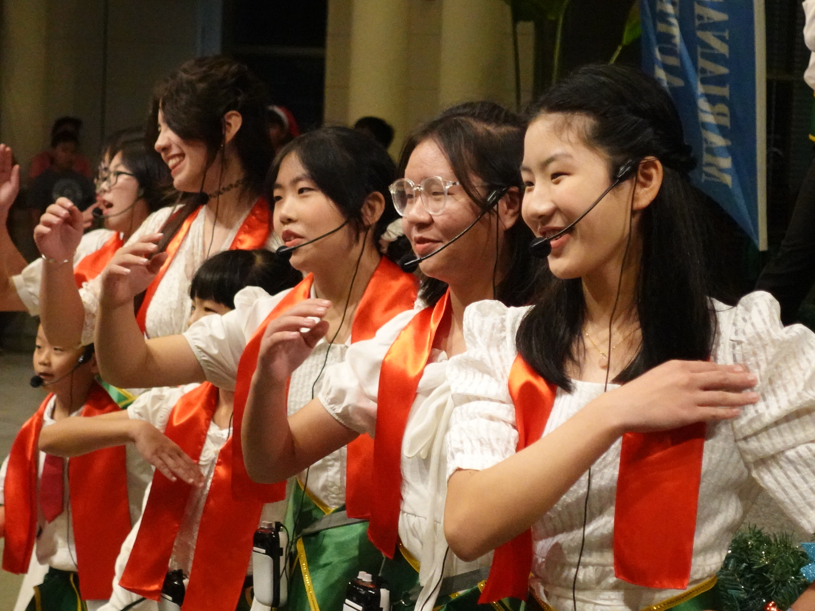 Agape Christian School performs at the 19th Annual Christmas in the Marianas on Dec. 9, 2023, at T Galleria in Garapan, Saipan. 