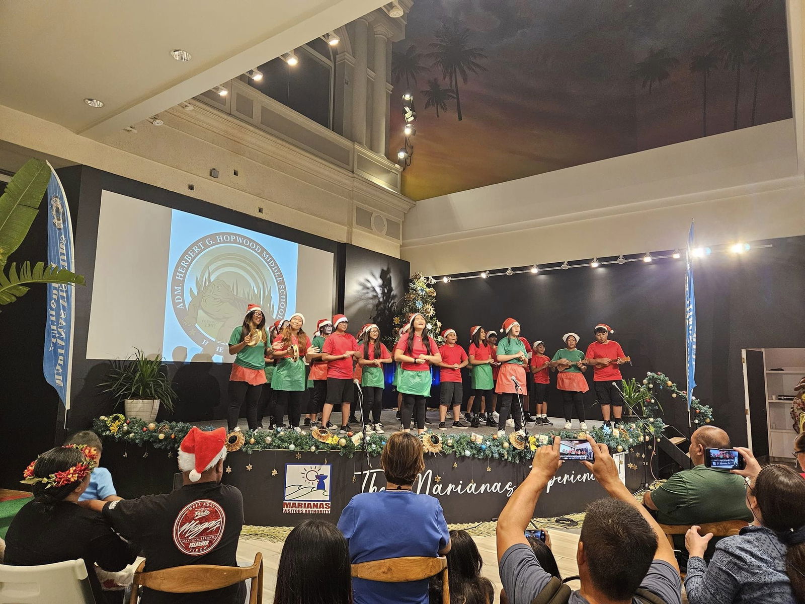 HMS showcased a memorable performance at Christmas in Marianas at DFS on December 9, 2023.