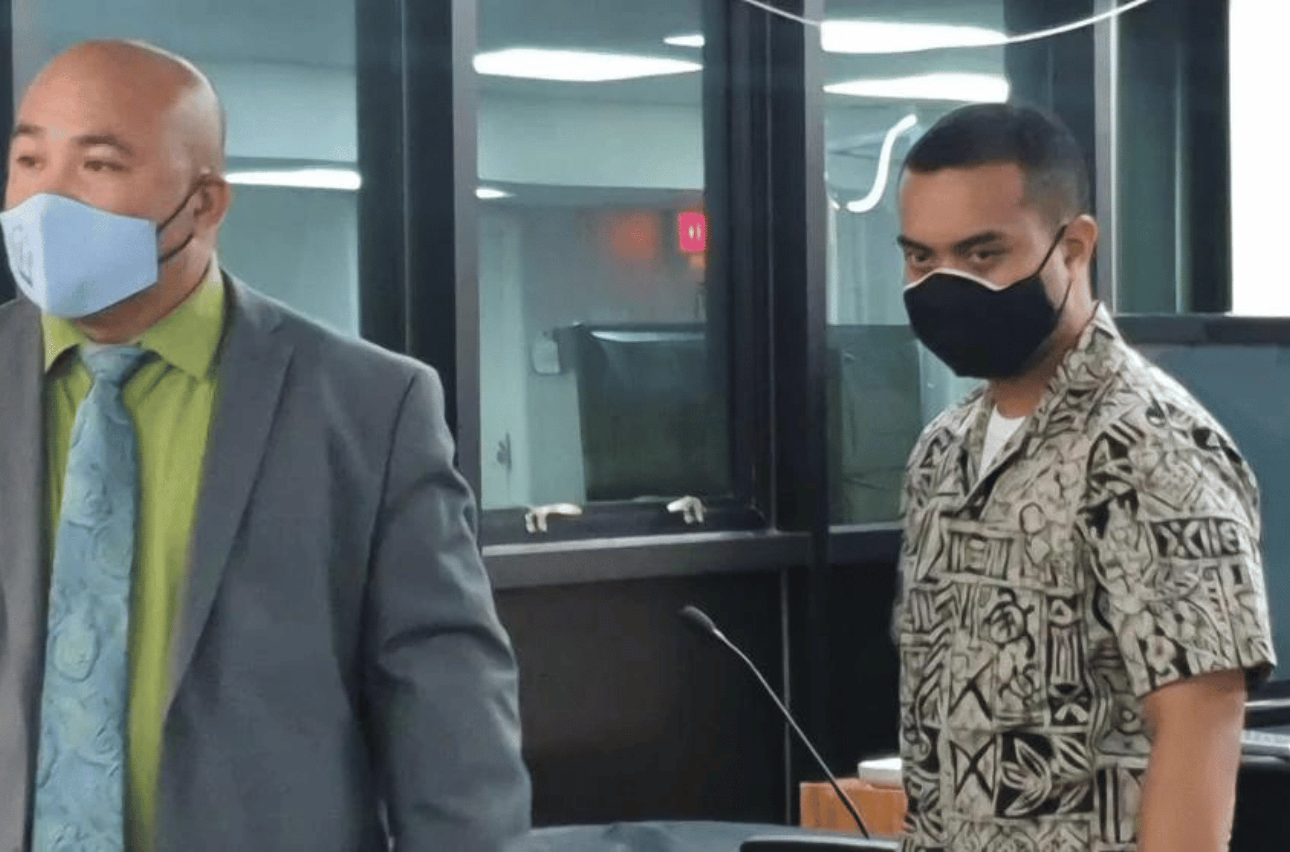 Vianney Hosei, right, one of three men accused of sexually assaulting a 16-year-old girl, was found guilty of first-degree criminal sexual conduct during his trial in April. His co-defendants in the case took plea deals. 