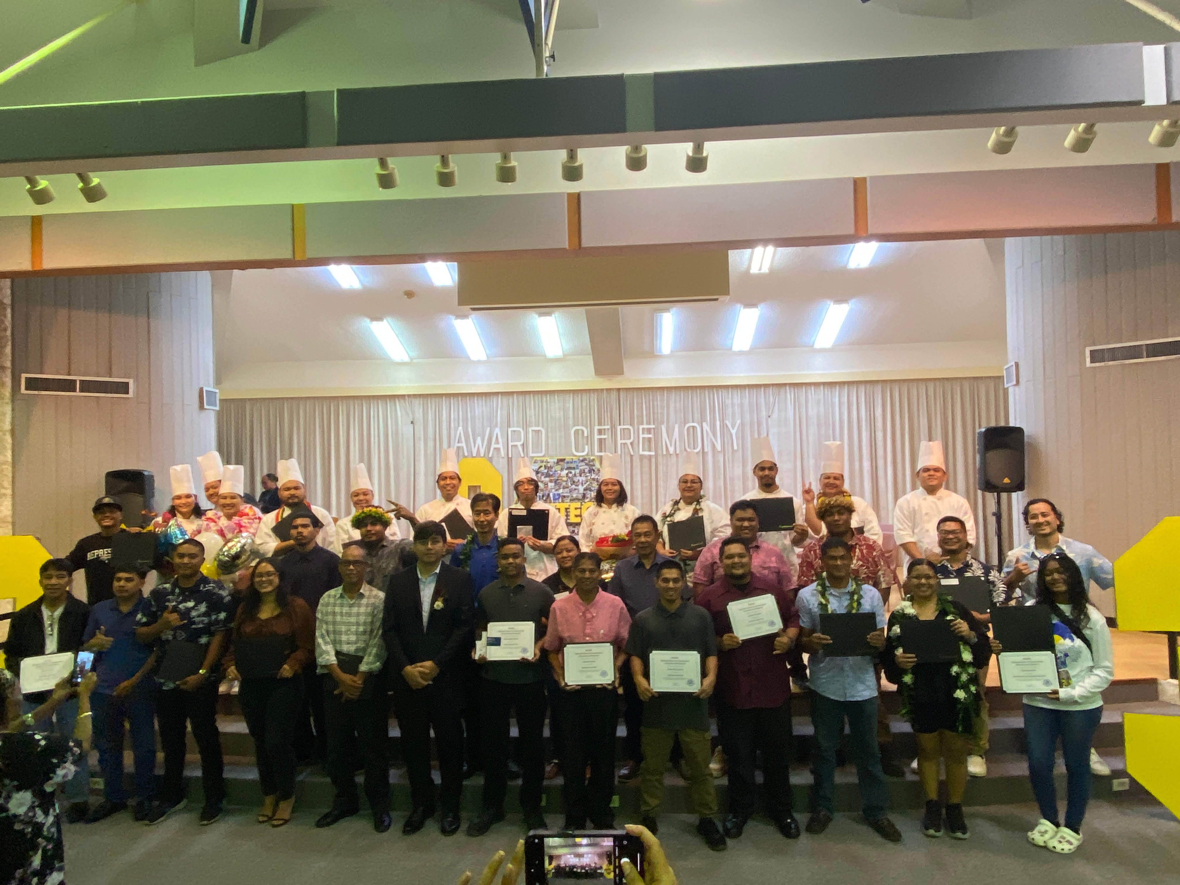 NMTech CEO Jodina Attao congratulated the alumnae, saying “Without a tradesman or tradeswoman this very building we are in will not be standing.” 