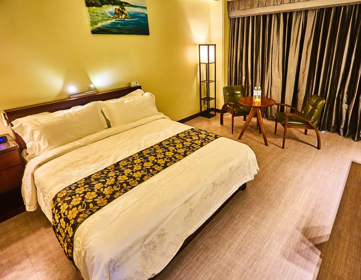 One of the rooms at Serenti Hotel Saipan.