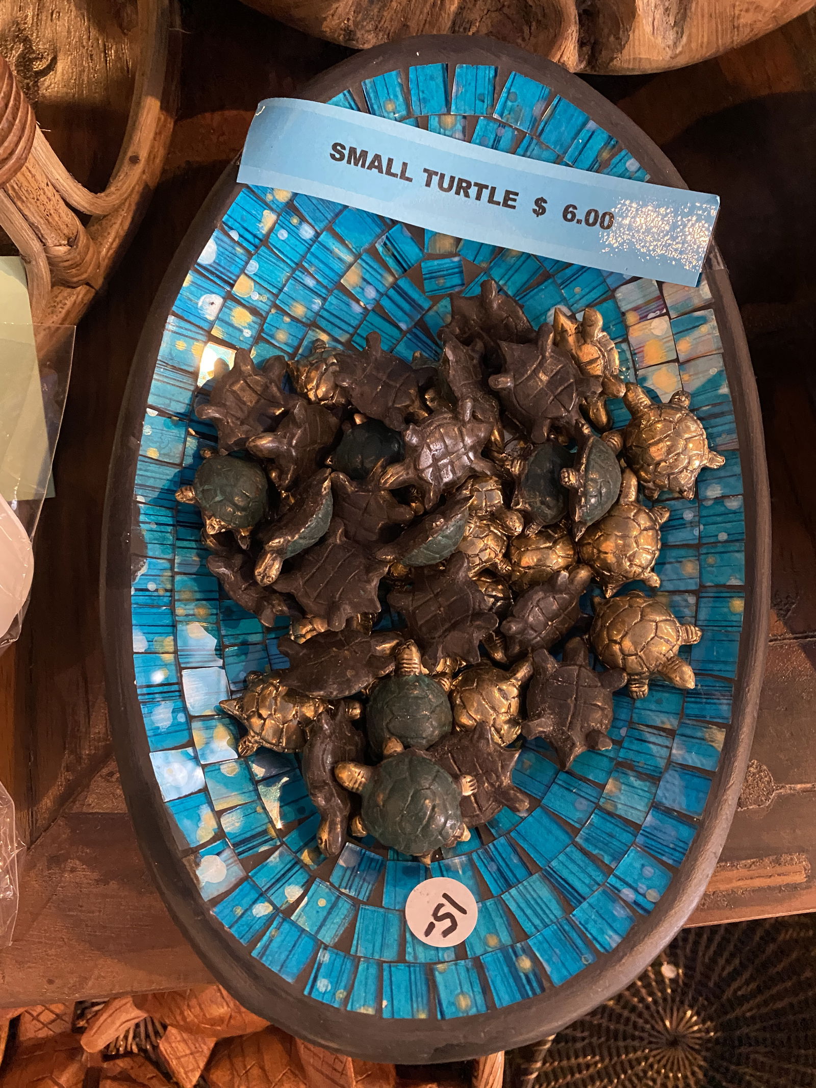 Wooden figurines are aplenty in Monika’s Treasures for $6.