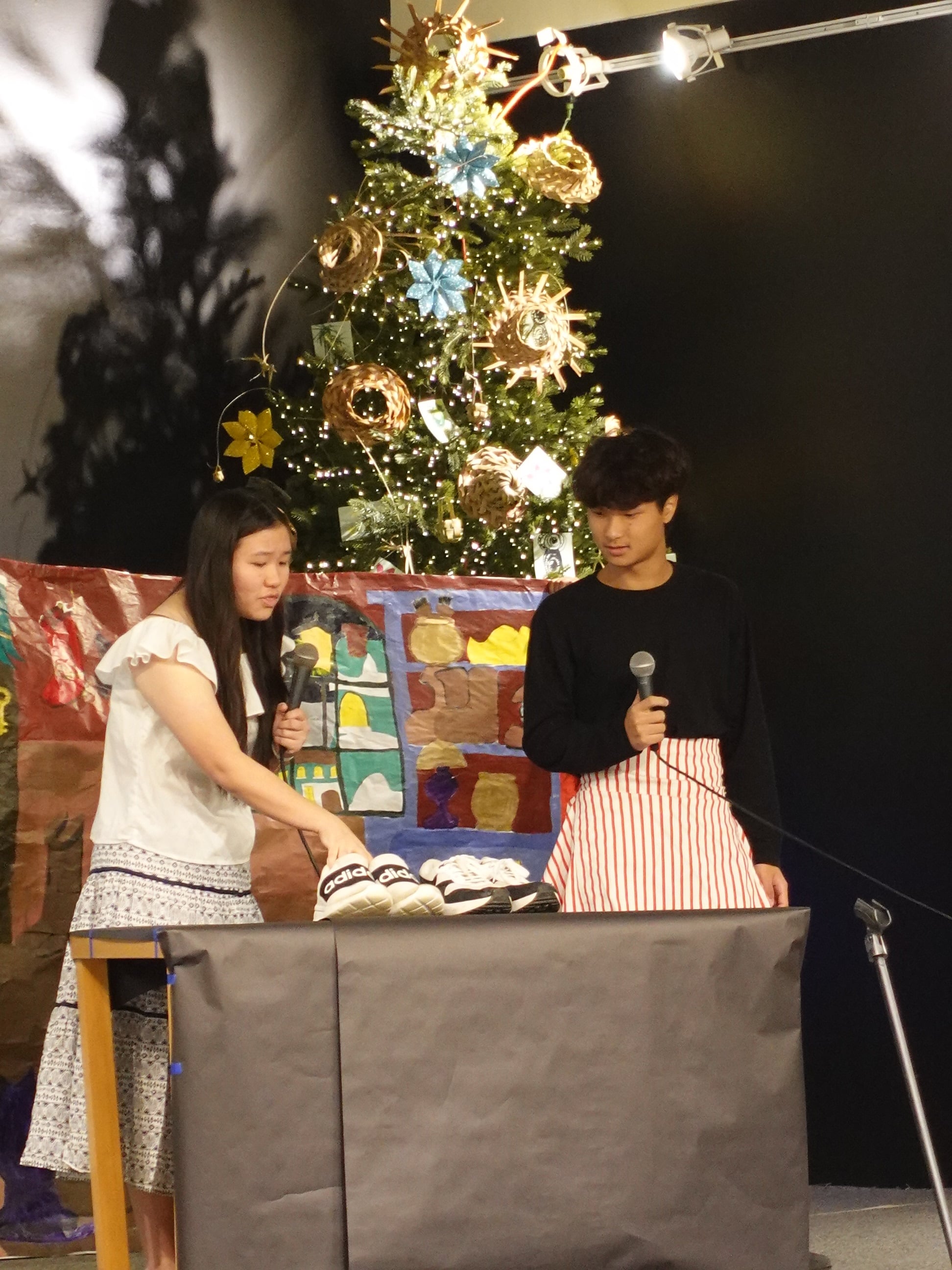 Agape Christian School performs at the 19th Annual Christmas in the Marianas on Dec. 16, 2023, at T Galleria in Garapan, Saipan. 