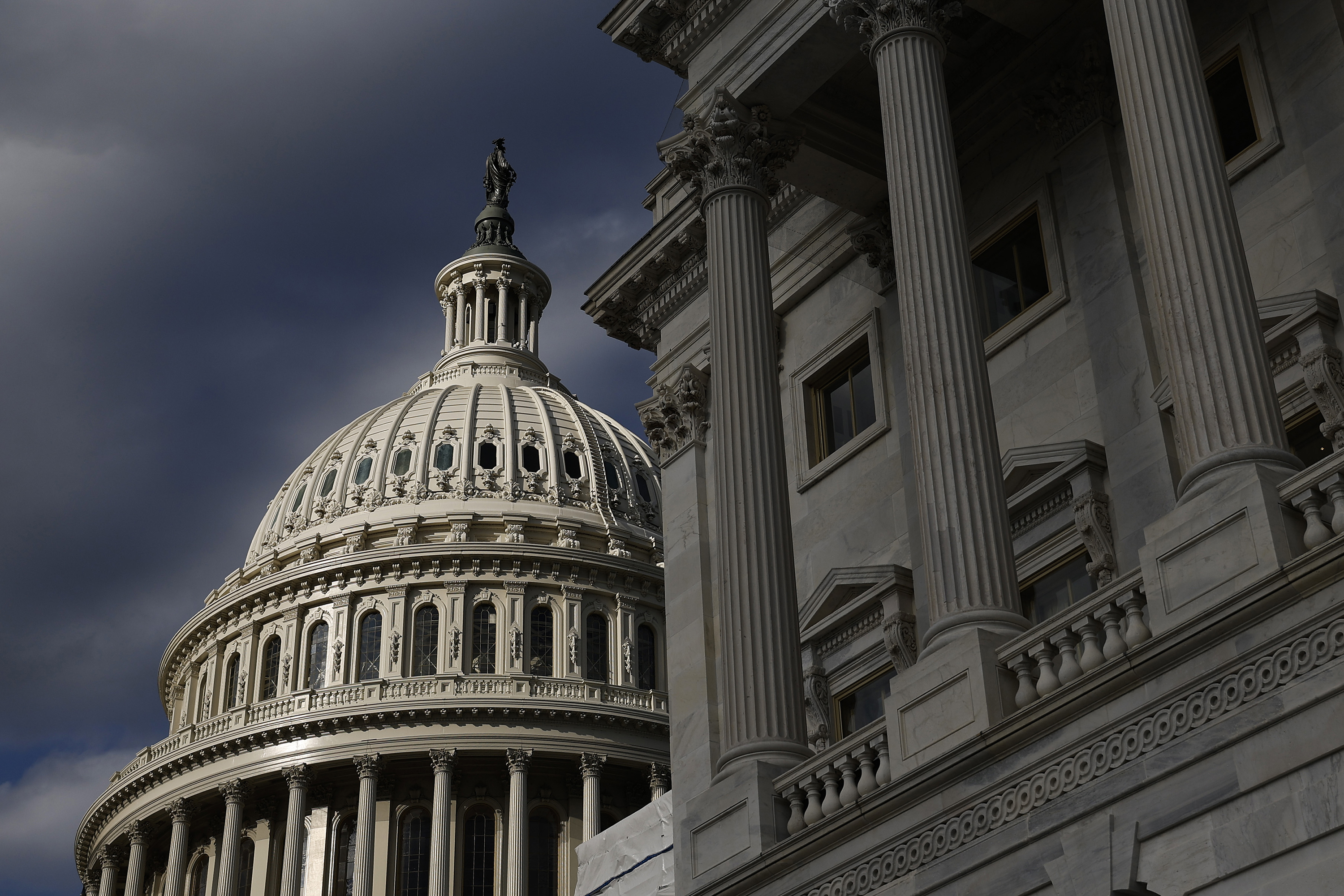 The U.S. Capitol Dome is seen at the Capitol Building on April 17, 2023, in Washington, D.C. (Anna Moneymaker/Getty Images/TNS)