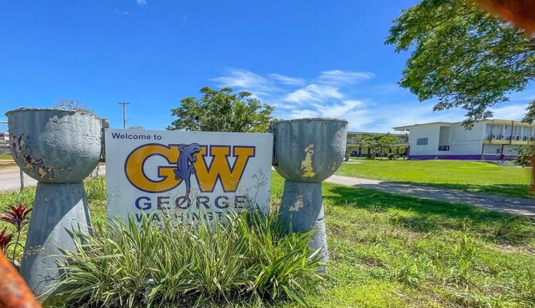 George Washington High School on Tuesday, Oct. 17, 2023, in Mangilao. 