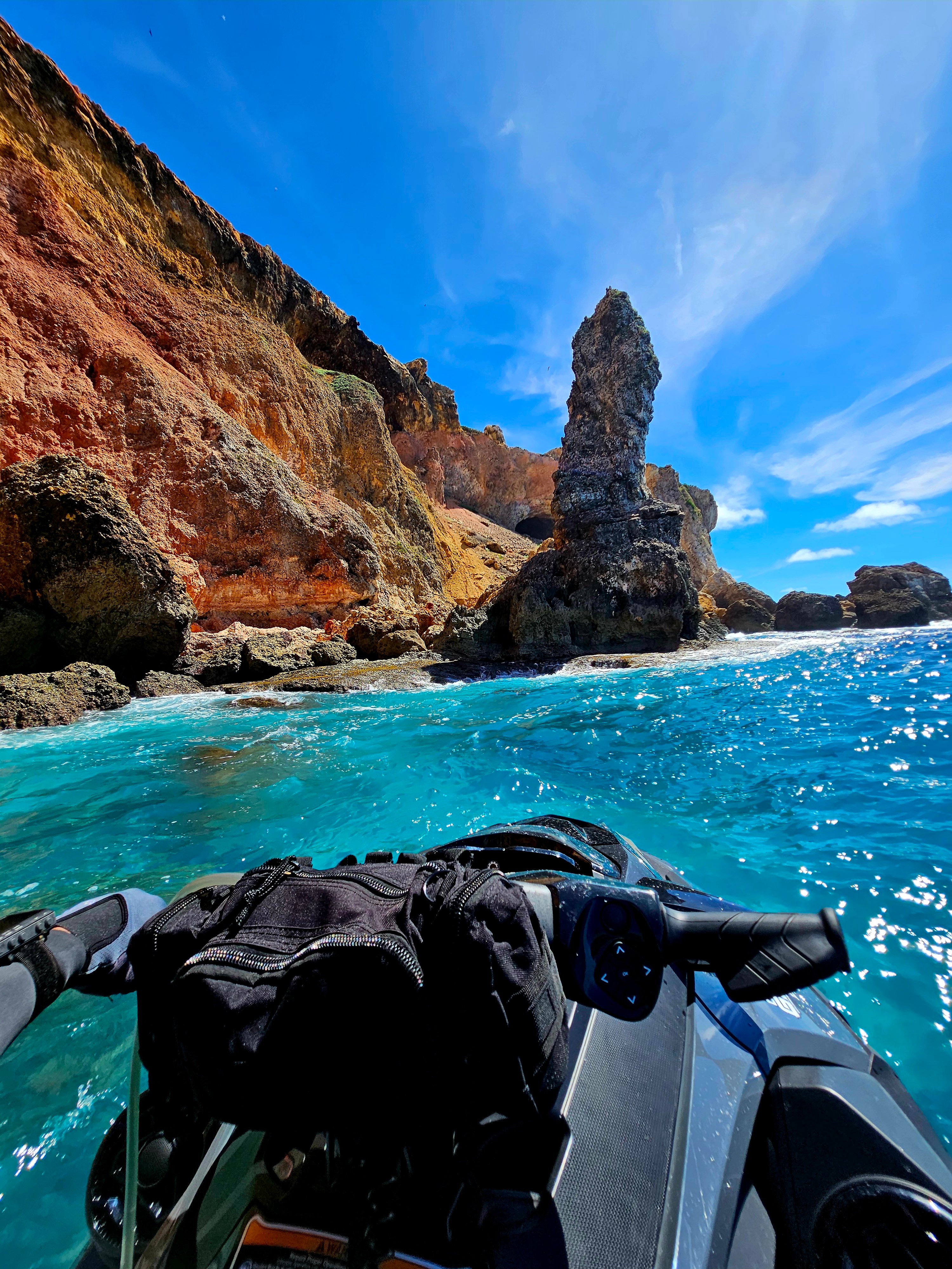 A natural archway that Vlad Melnik photographed when he completed a solo run to Farallon De Medinilla with his jet ski.