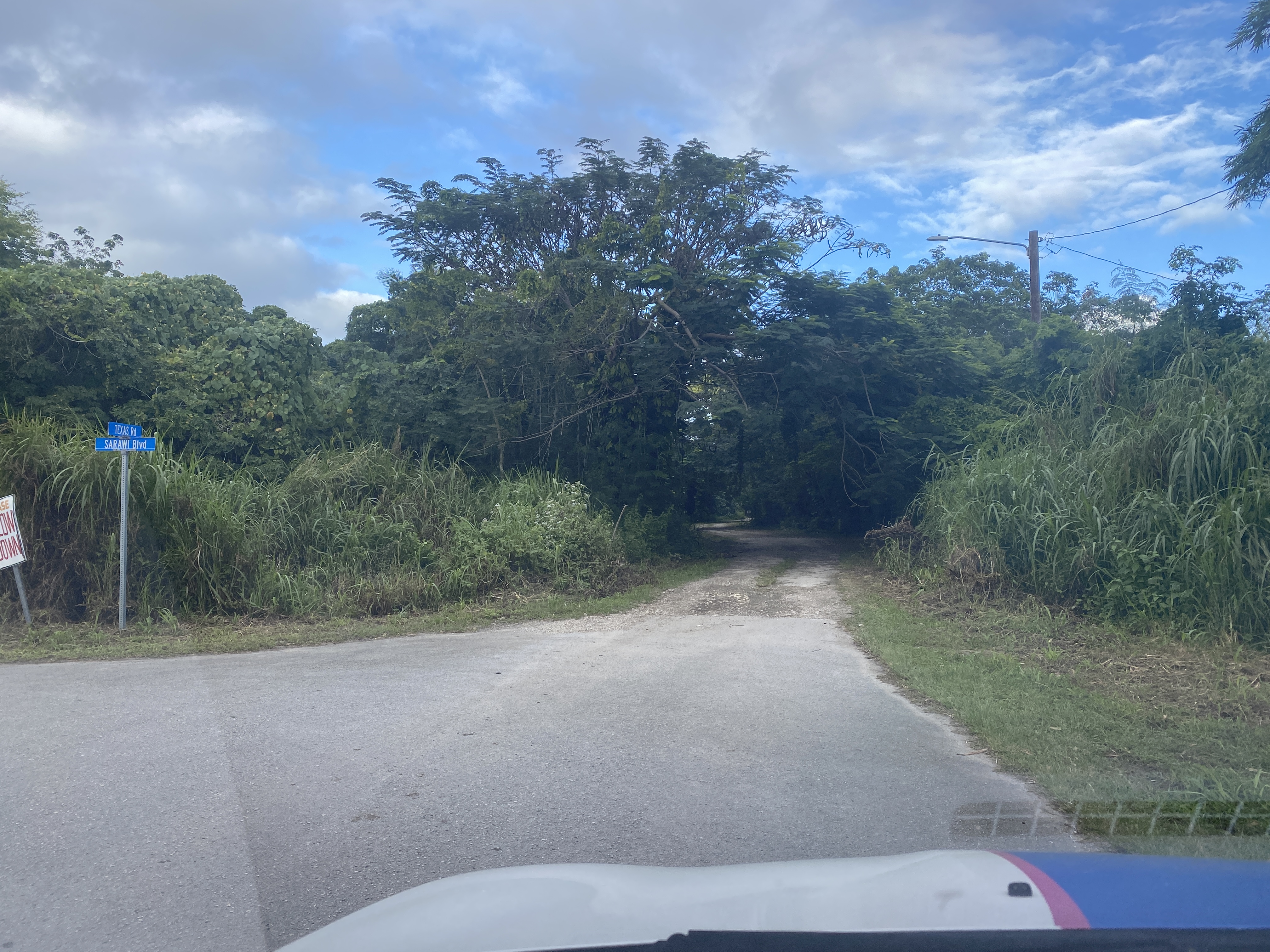 This portion of Texas Road directly behind the MHS gym is a secondary road. Mayor RB Camacho wants to know if it can be opened to alleviate traffic on Beach Road. 