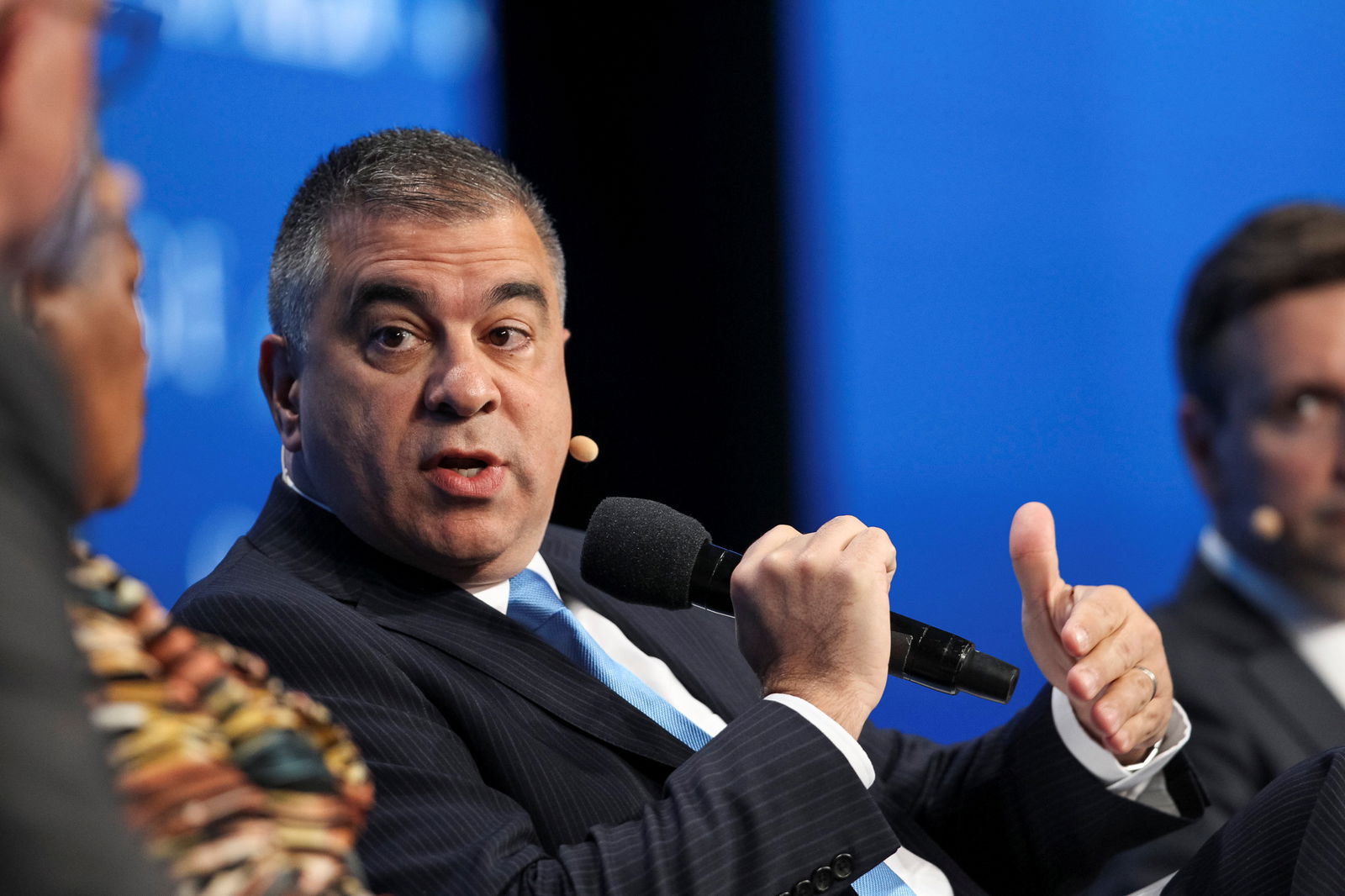 David Bossie, Donald Trump's deputy campaign manager and political activist, speaks during the SALT conference in Las Vegas, Nevada, U.S. May 18, 2017. 