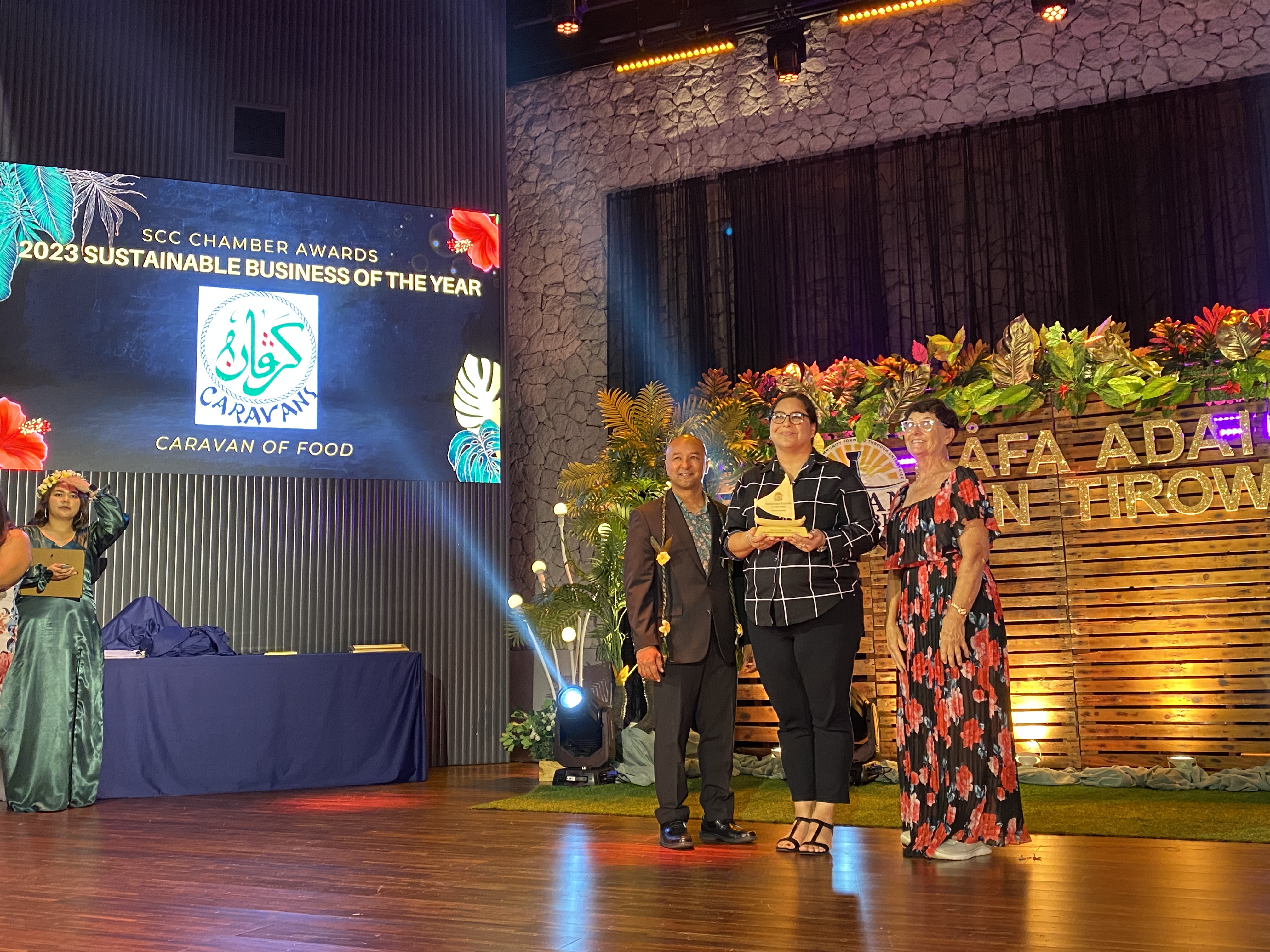 Caravan of Food restaurant took home the Sustainable Business of the Year Award.