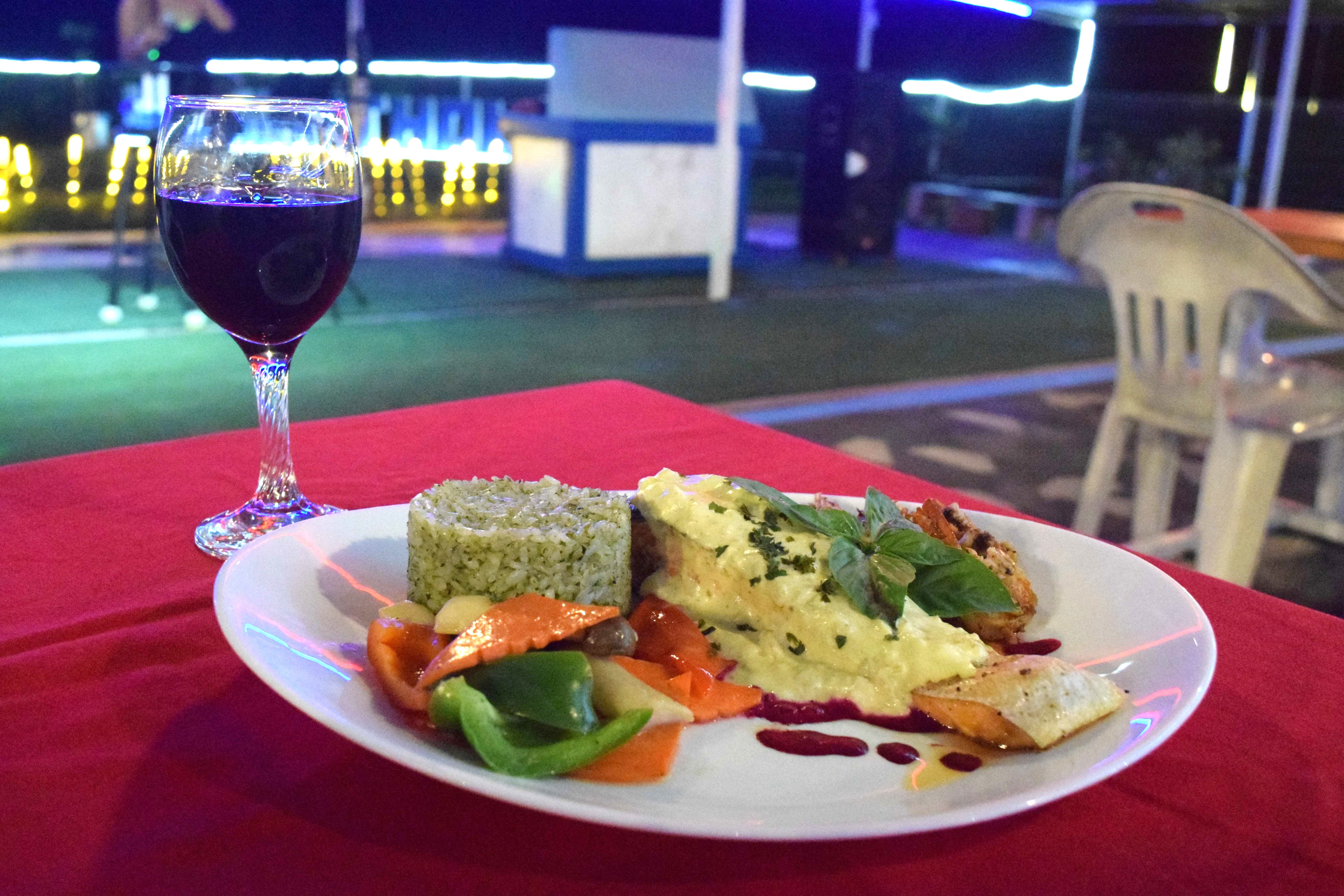 For those observing Ash Wednesday, which coincides with Valentine’s Day, Mariana Lighthouse offers a salmon plate.