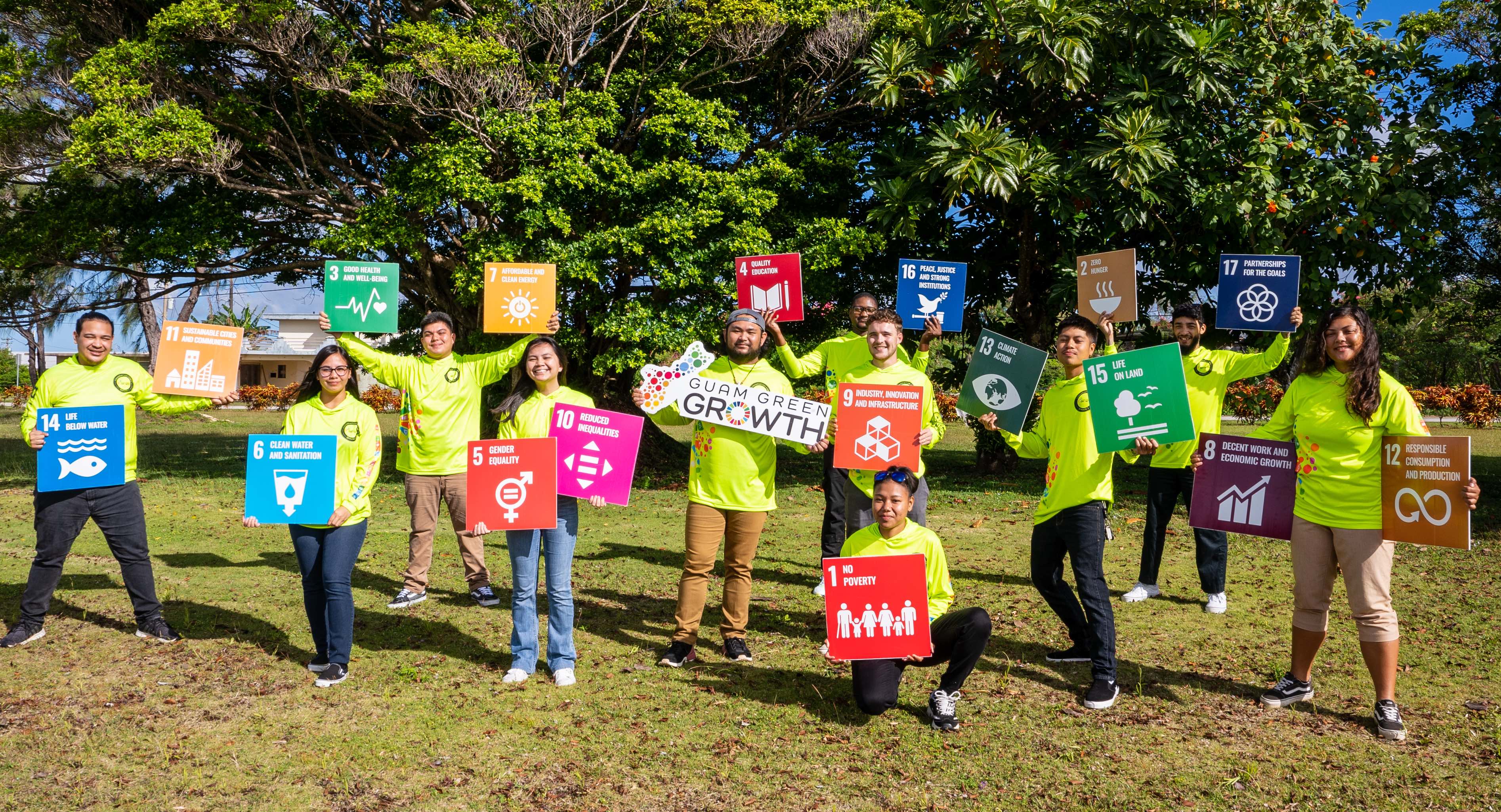 The Guam Green Growth initiative's Conservation Corps program promotes sustainability topics, including agriculture and aquaculture, island beautification, reforestation, circular economy, recycling, and renewable energy. Applications for the fourth cohort are open through Jan. 19.