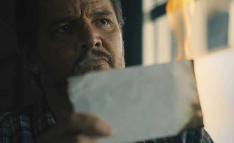 This image released by rhw Sundance Institute shows Pedro Pascal in a scene from “Freaky Tales” by Anna Boden and Ryan Fleck, an official selection of the Premieres program at the 2024 Sundance Film Festival.