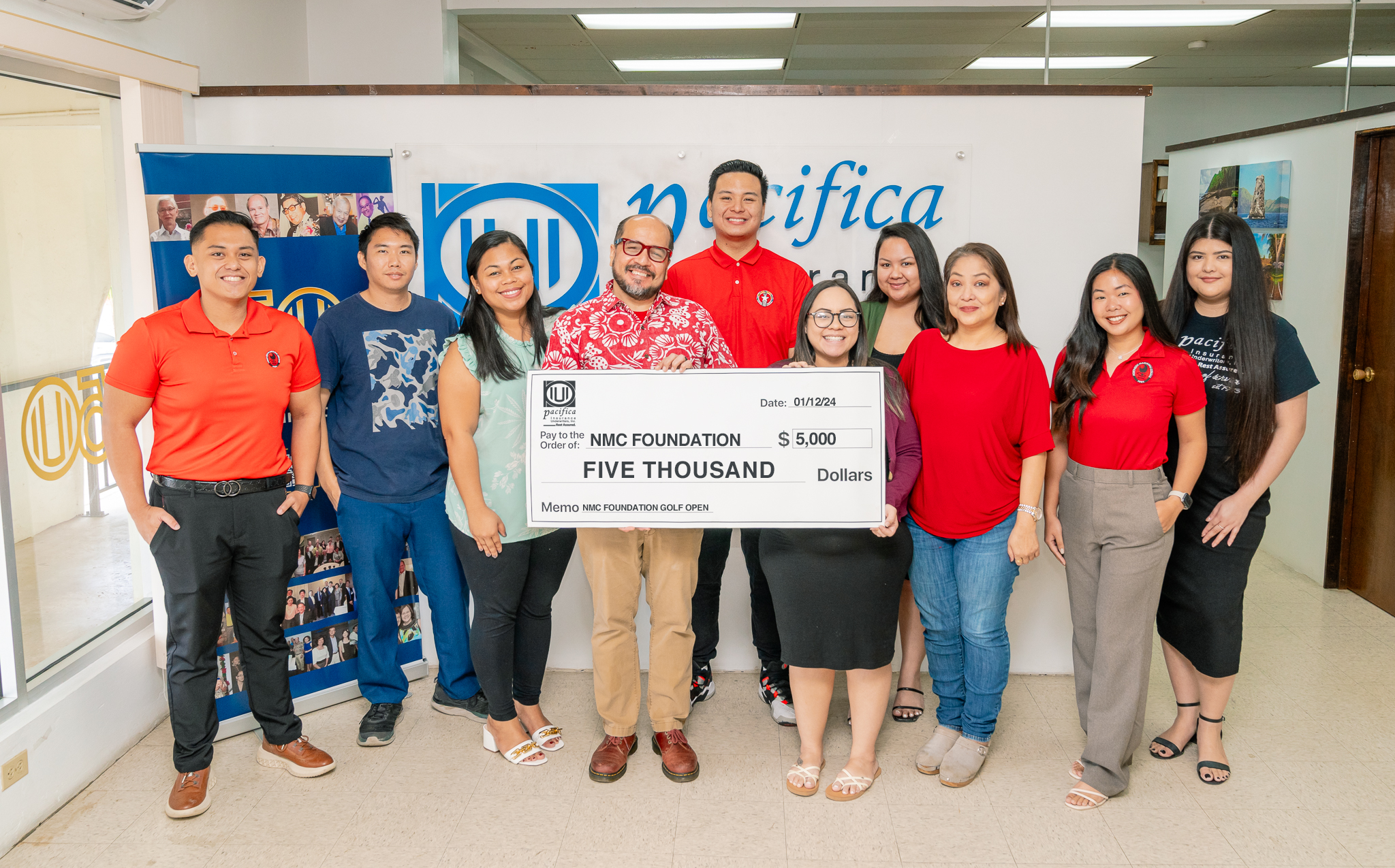 Pacifica Insurance has donated a $5,000 hole-in-one prize to the Northern Marianas College Foundation for its Golf Open set for March 23 and 24, 2024.