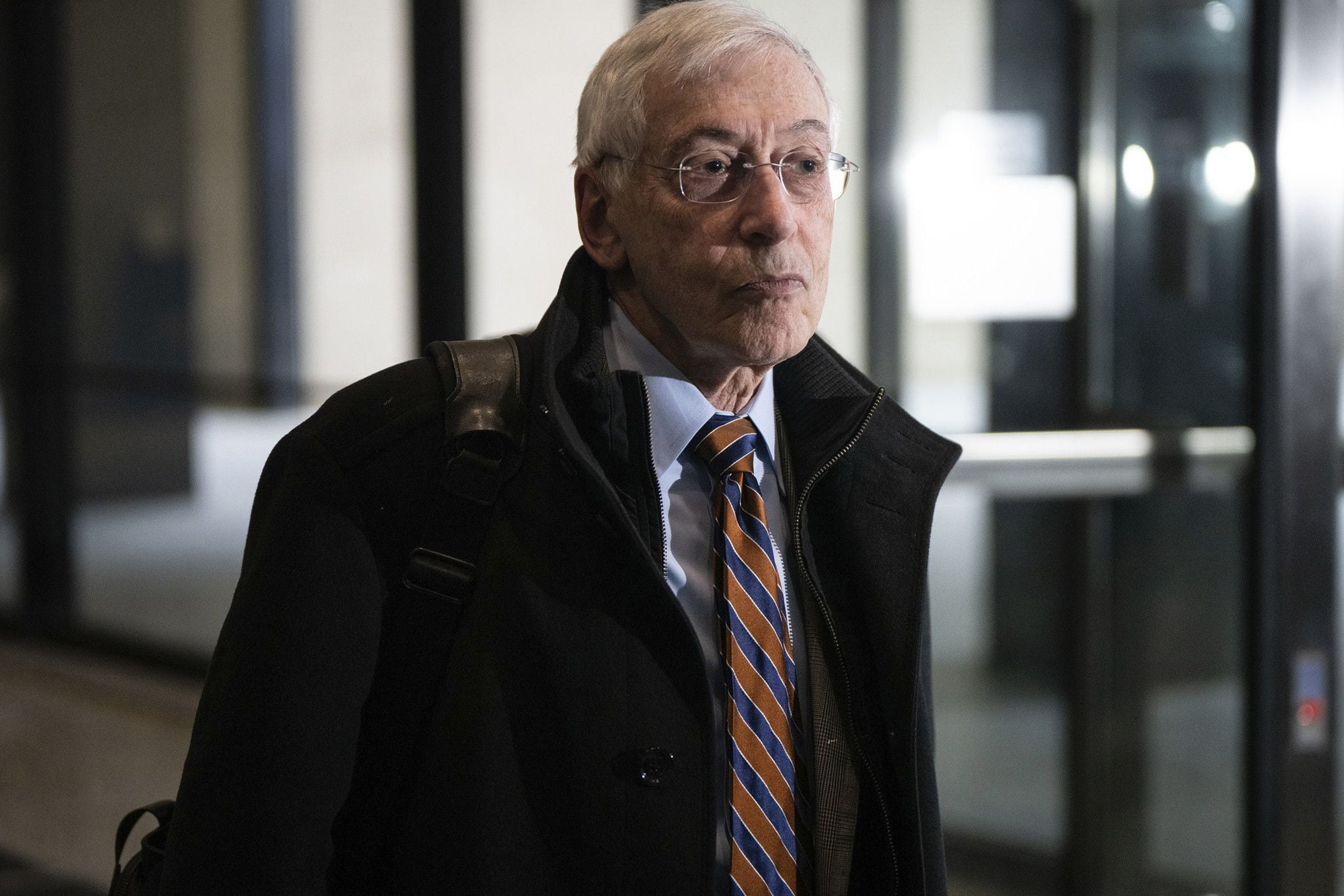 Scott Lassar, attorney for ComEd defendant Anne Pramaggiore, talks to reporters after a guilty verdict at Dirksen U.S. Courthouse, May 2, 2023, in Chicago. 