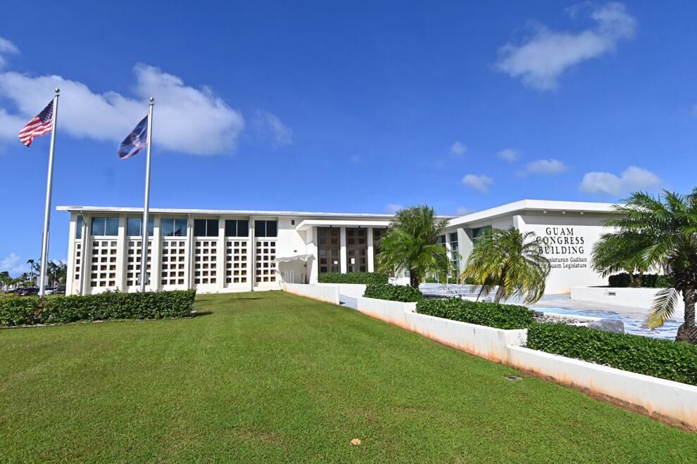 The Guam Congress Building is seen Tuesday, Jan. 2, 2024, in Hagåtña. 