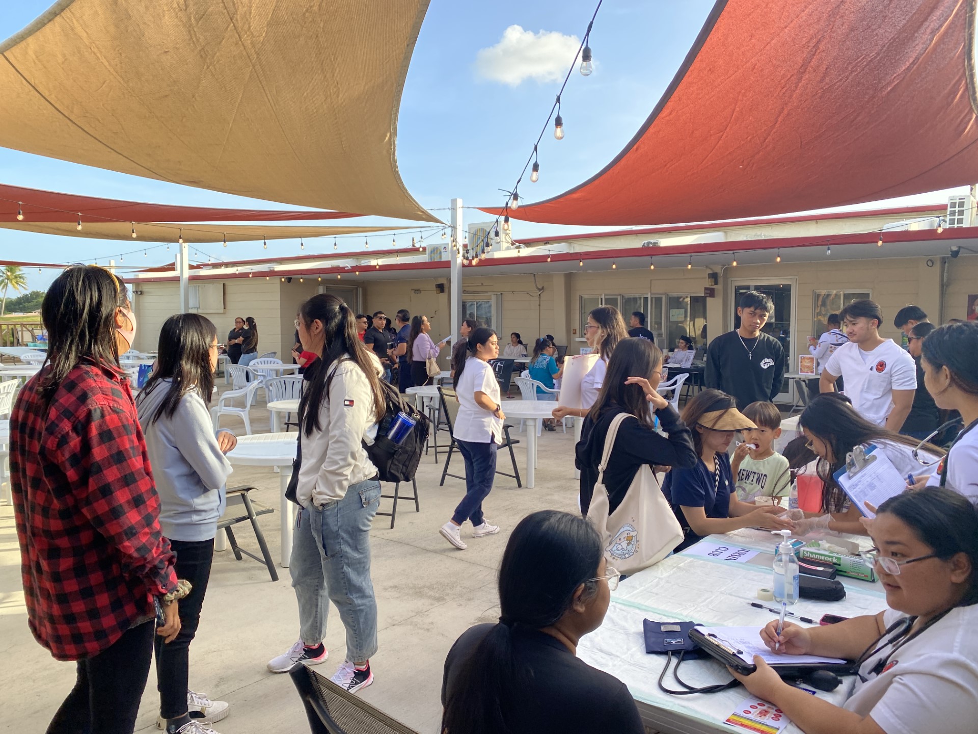 Dozens of Northern Marianas College students attend the 2nd Annual Health Night on Thursday.