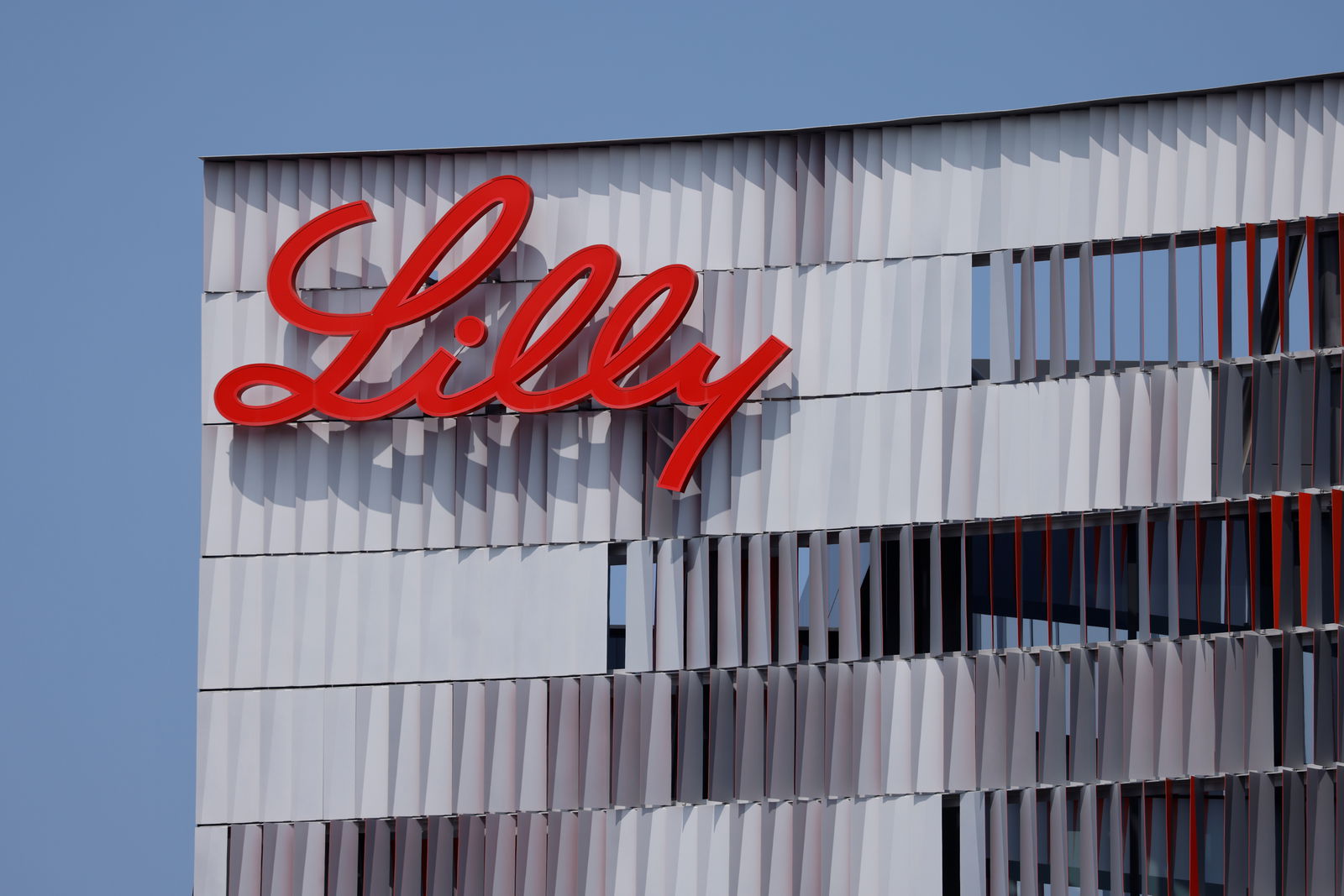 Eli Lilly logo is shown on one of the company's offices in San Diego, California, U.S., September 17, 2020. 