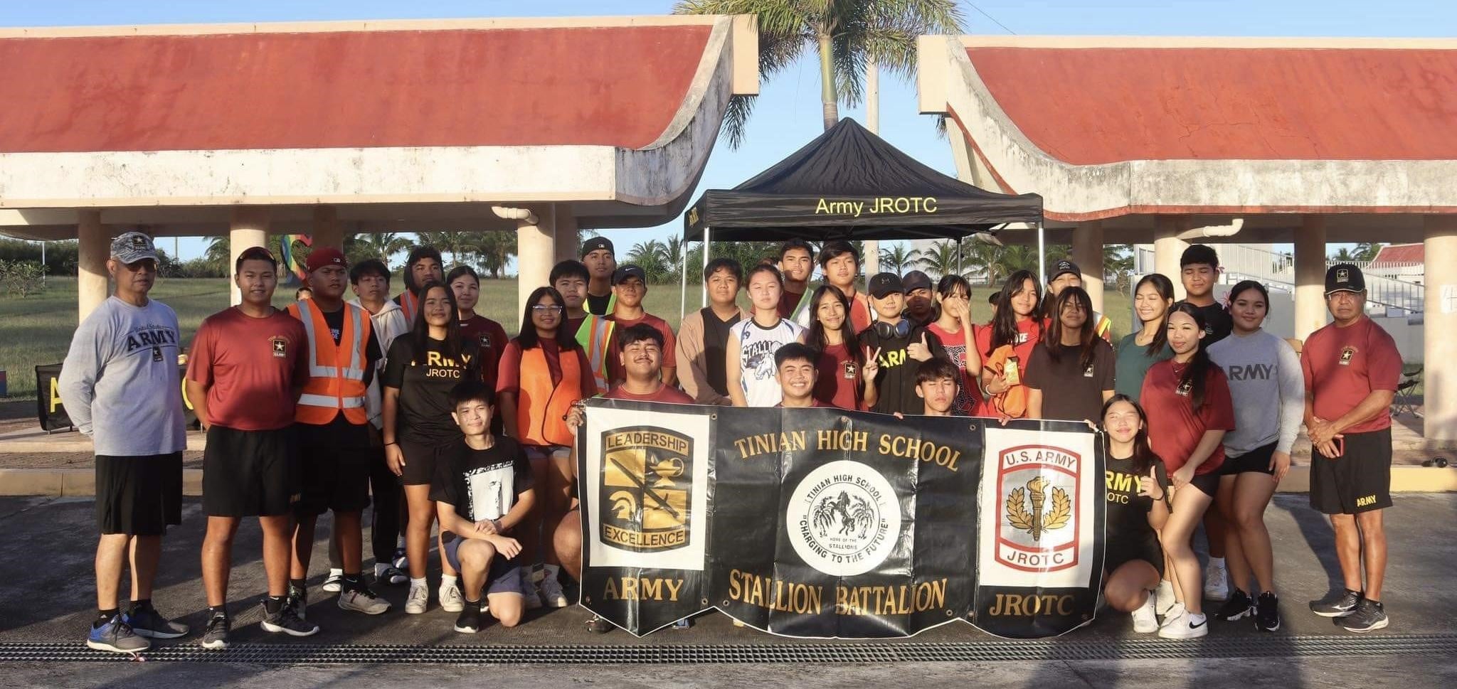 JROTC 5K Run, Walk, and Wheel group photo.