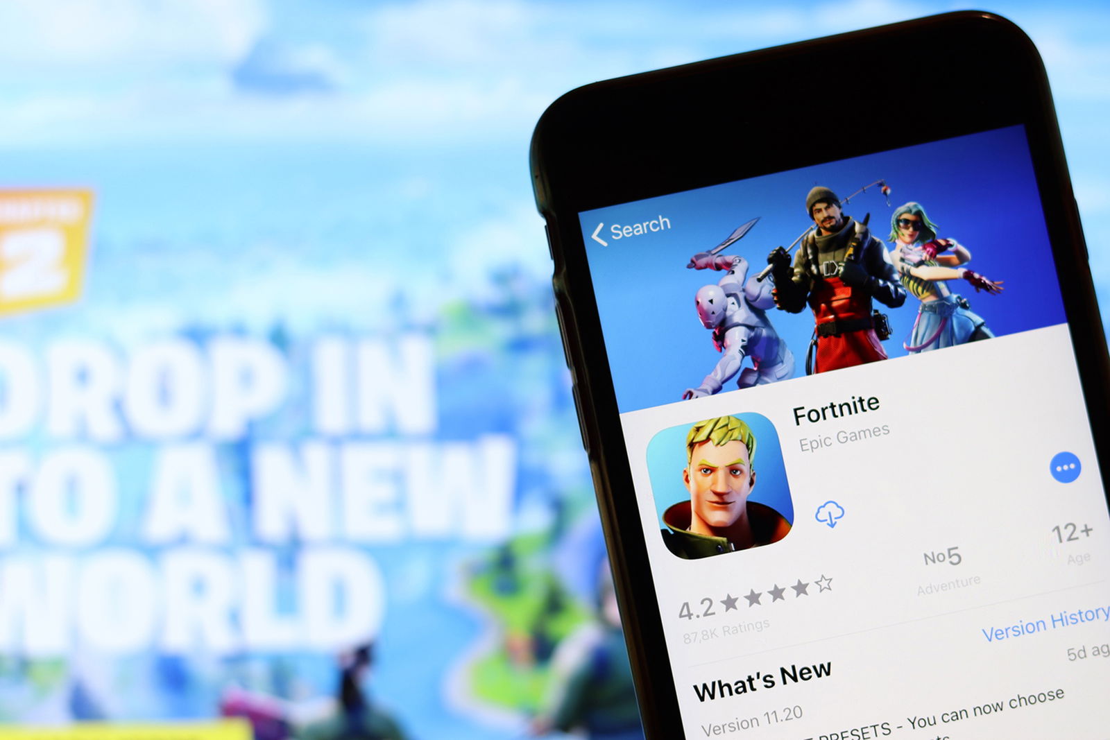 Epic Games, maker of Fortnite, sued Apple for the way it distributes apps and mandates in-app fees. (Dreamstime/TNS)