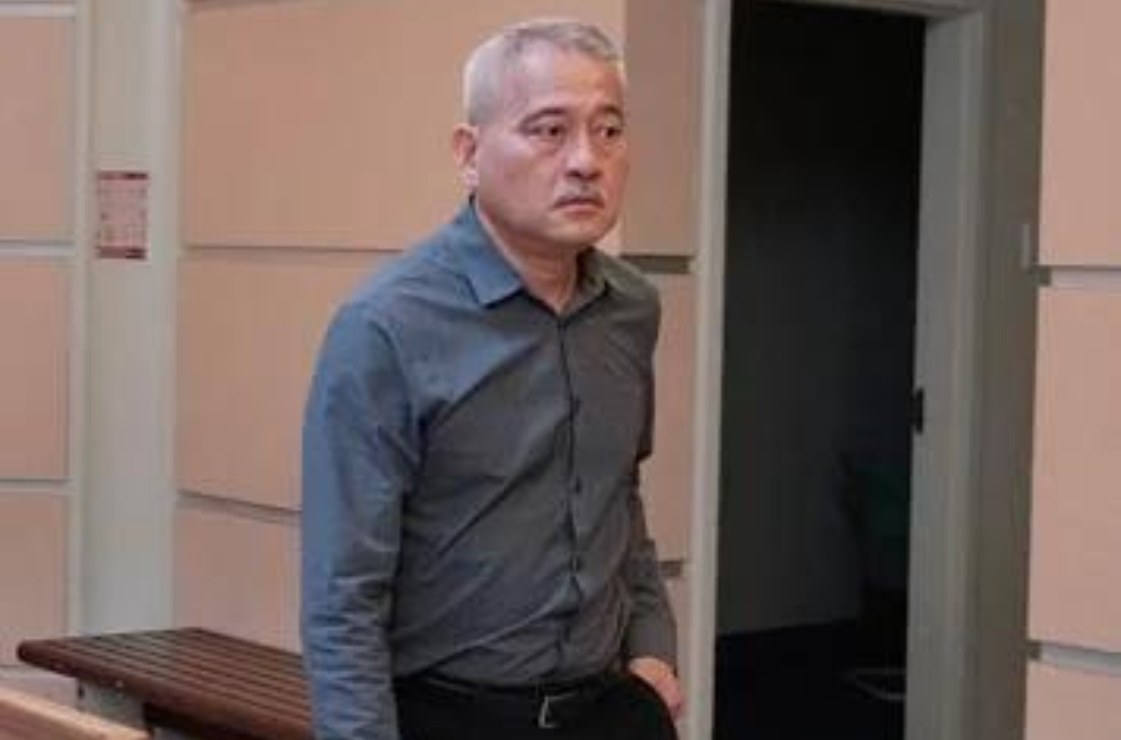 Arthur San Agustin, director of the Department of Public Health and Social Services, arrives at the Guam Judicial Center in Hagåtña ahead of a court hearing on Aug. 29, 2023. 