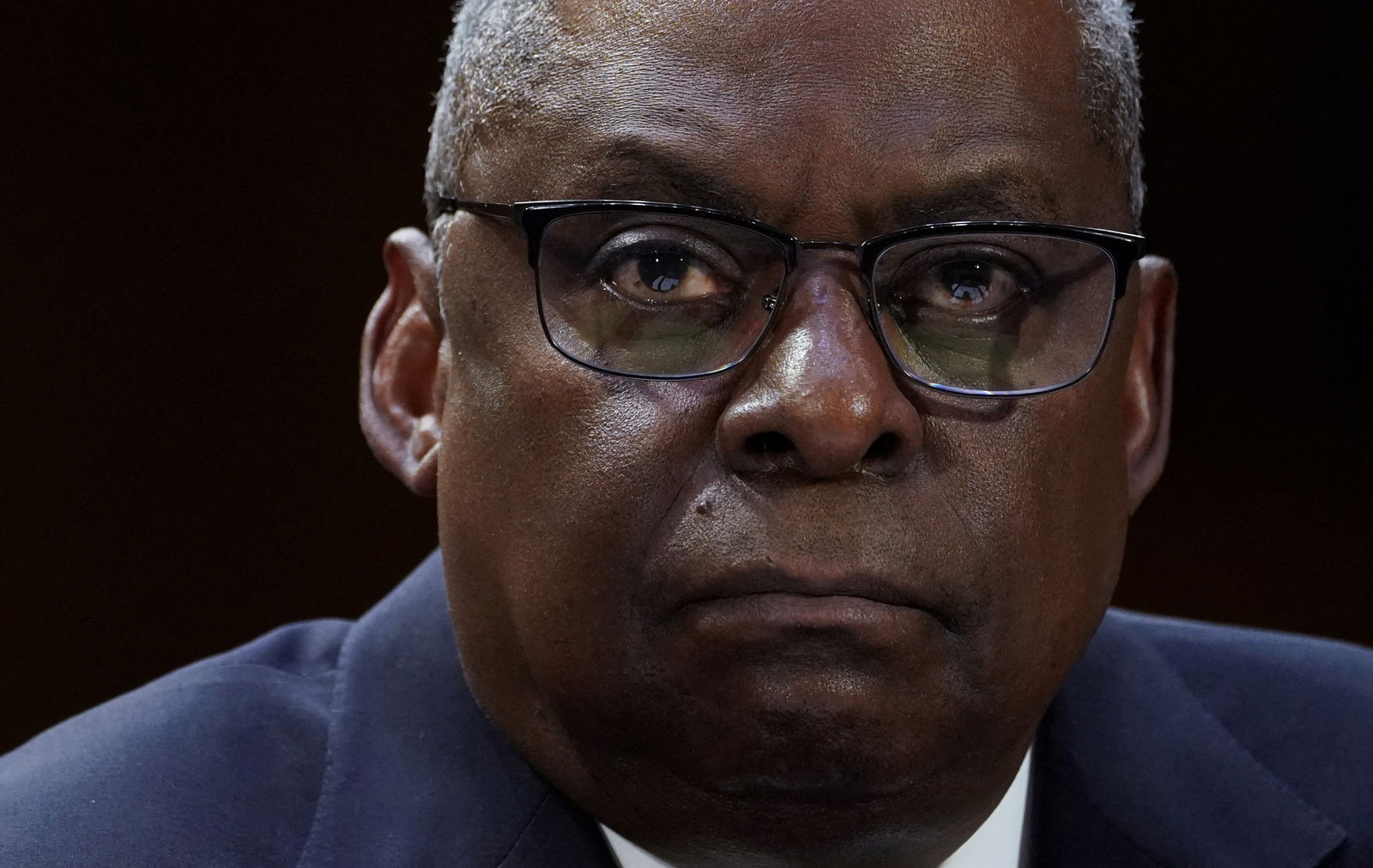 U.S. Secretary of Defense Lloyd Austin testifies before a Senate Appropriations Committee hearing on Capitol Hill in Washington, U.S., October 31, 2023.