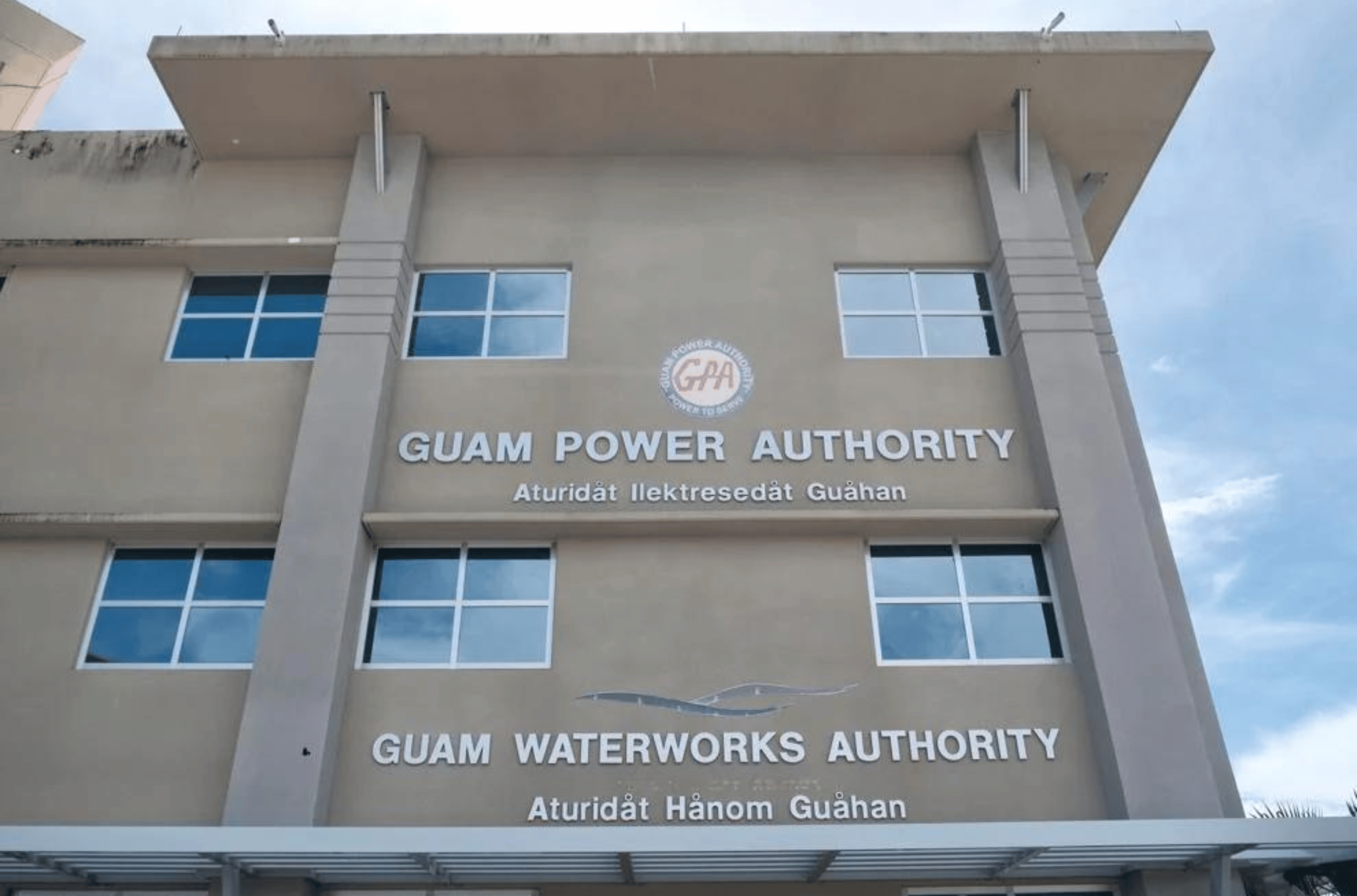 Guam Power Authority and Guam Waterworks Authority headquarters are seen Tuesday, Oct. 3, 2023, in Mangilao. 