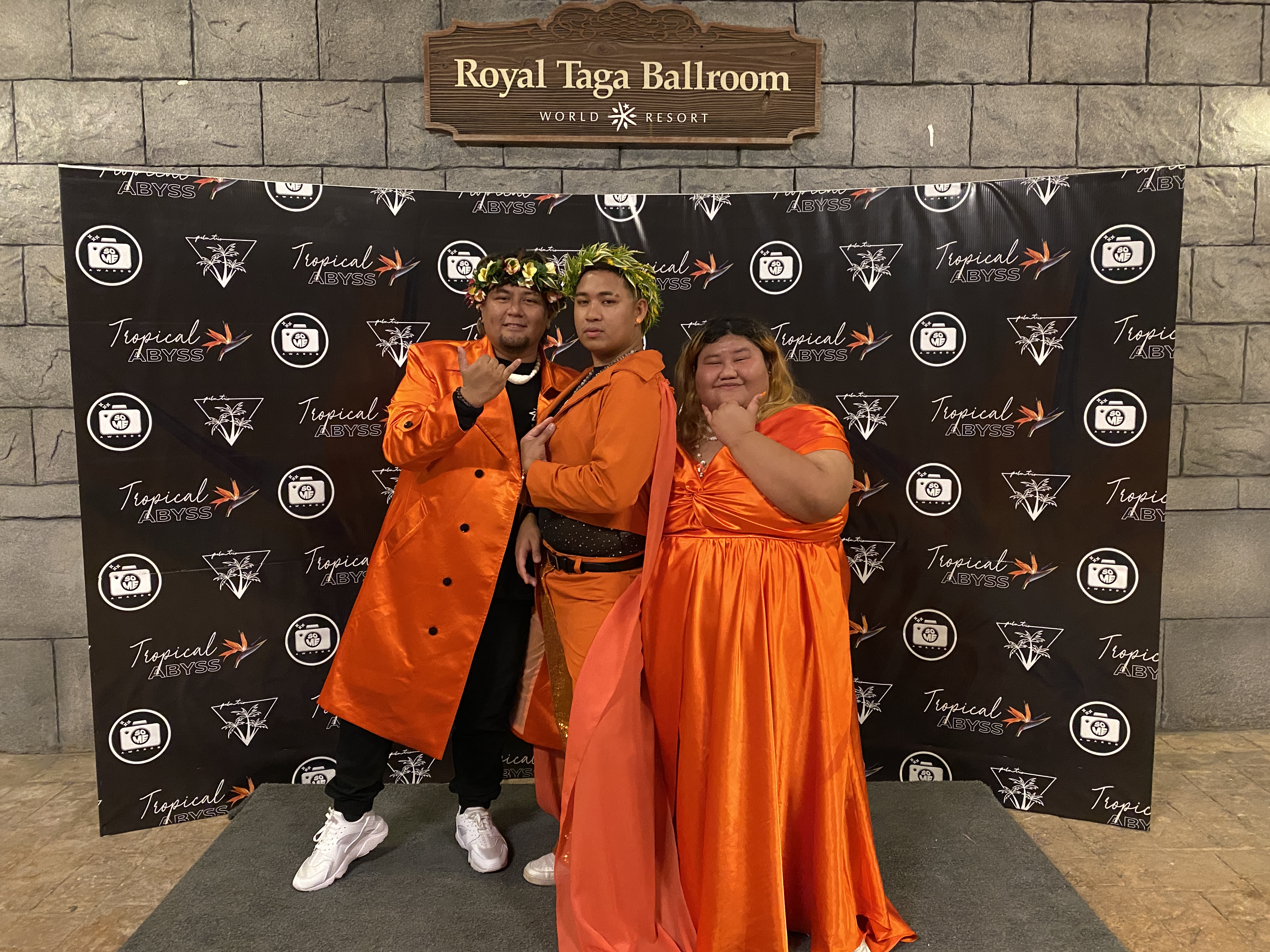 From left, Loyd Lely, Jefferson Mateo, and Louvicki Camacho, better known as PalmTrio670, want next year's event to be even bigger and better than the inaugural event.