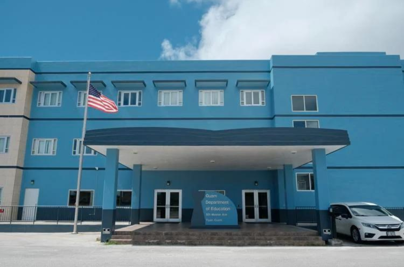 The Guam Department of Education headquarters on Saturday, Feb. 17, 2024, in Tiyan. 