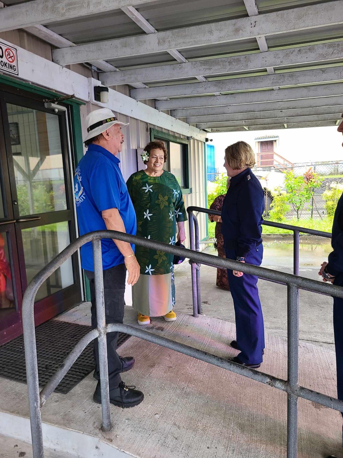 Readying for the harbor briefing.