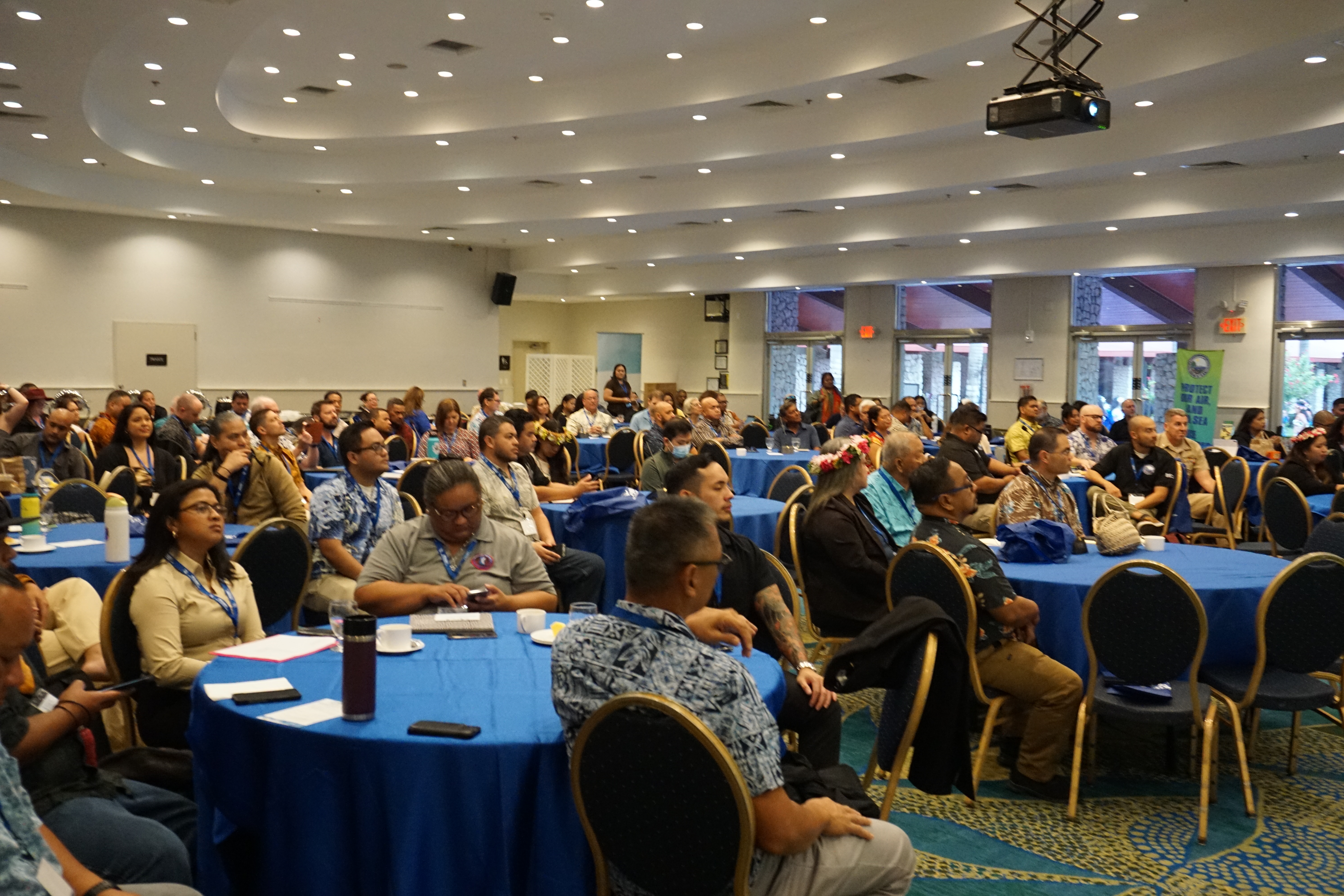The two-day Pacific Risk Management Ohana, or PRiMO, conference began at the Crowne Plaza Resort Saipan on Feb. 22 with panel talks on sustainable island development. 