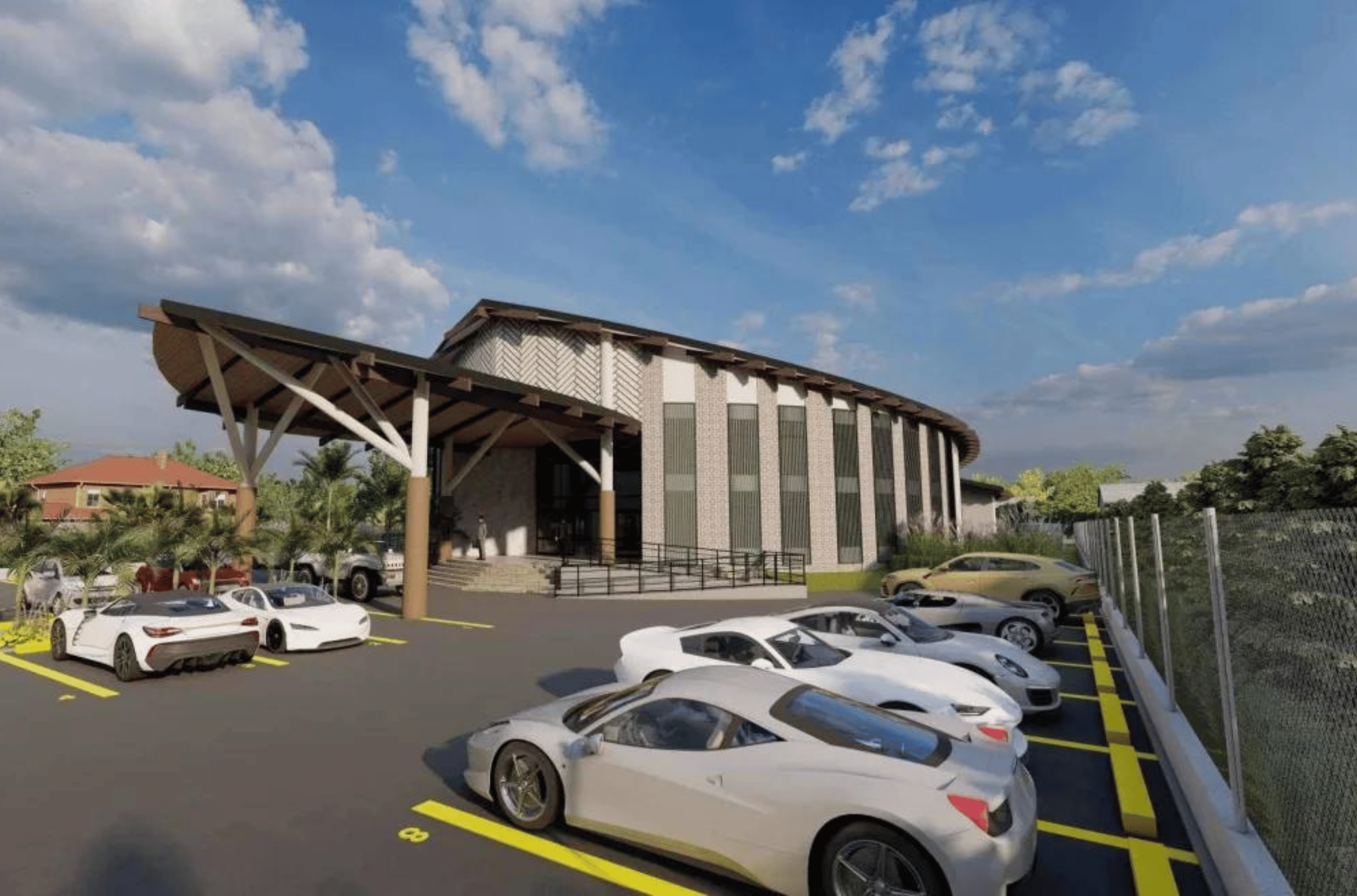 Artist impression of the proposed museum. 