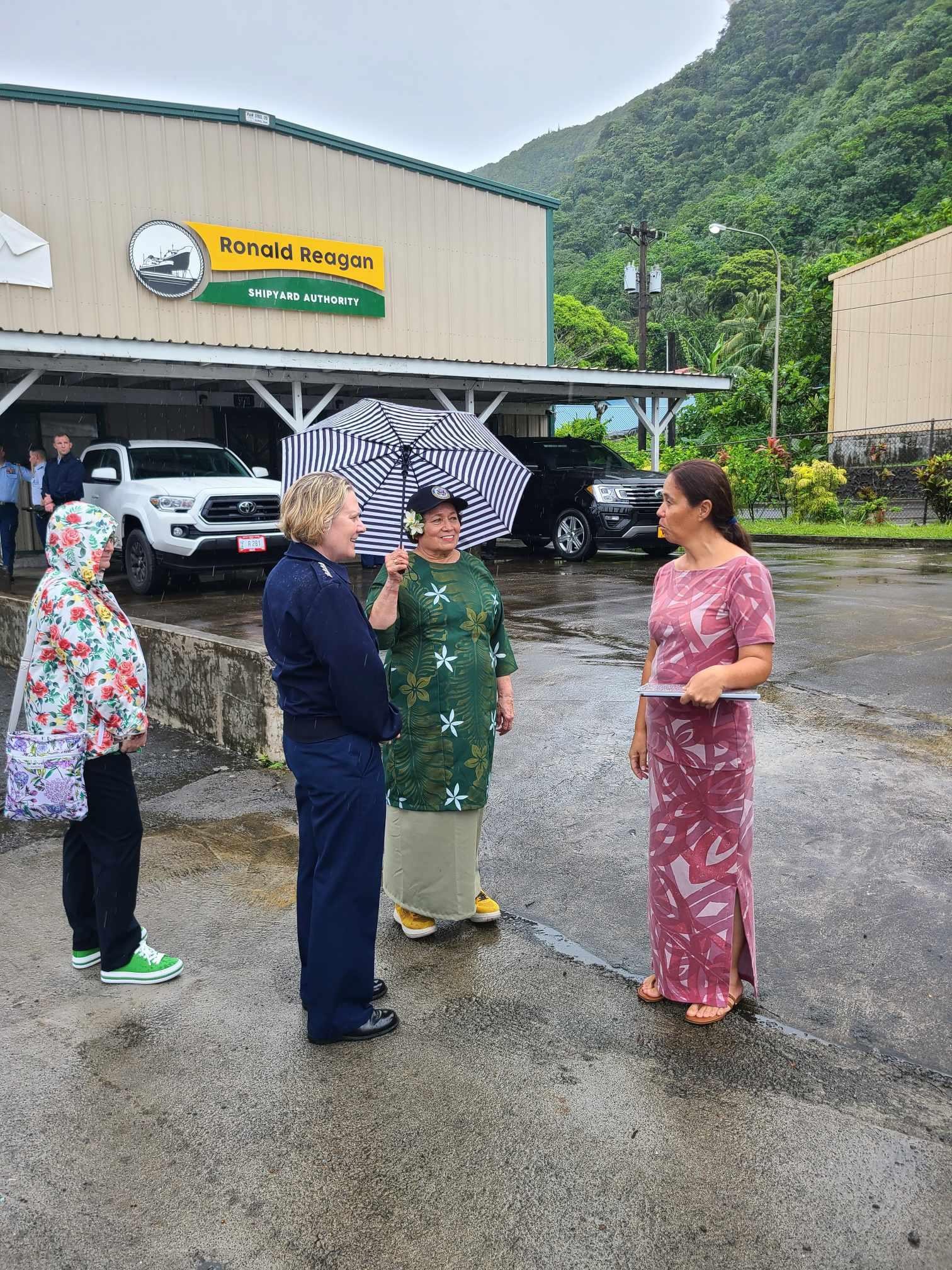 At Ronald Reagan Shipyard Authority.