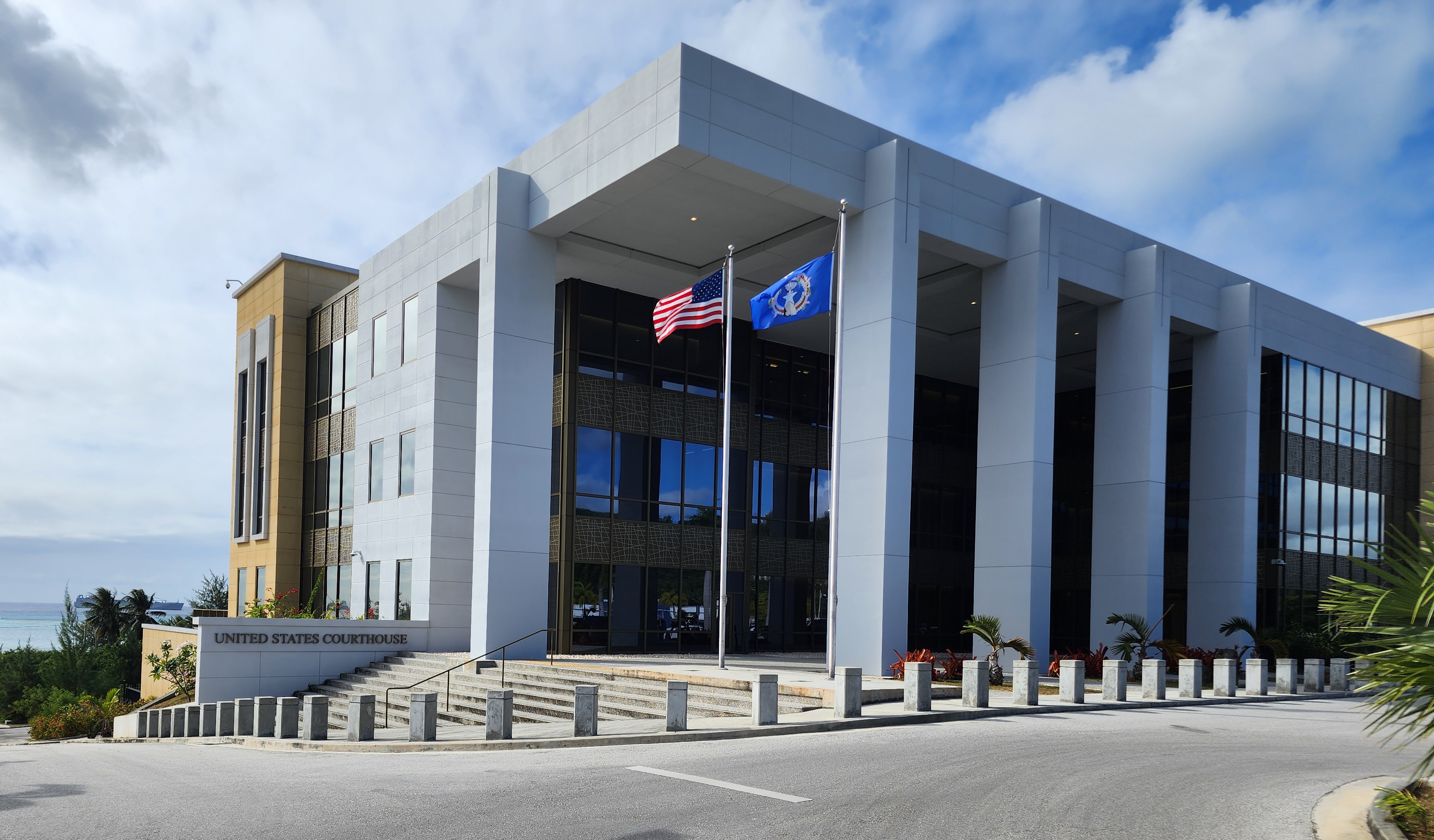 The United States Courthouse in Gualo Rai, Saipan.